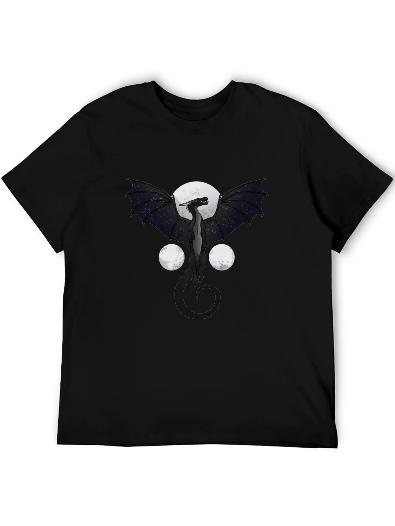 Dragon Moon T-Shirt - Graphic Print