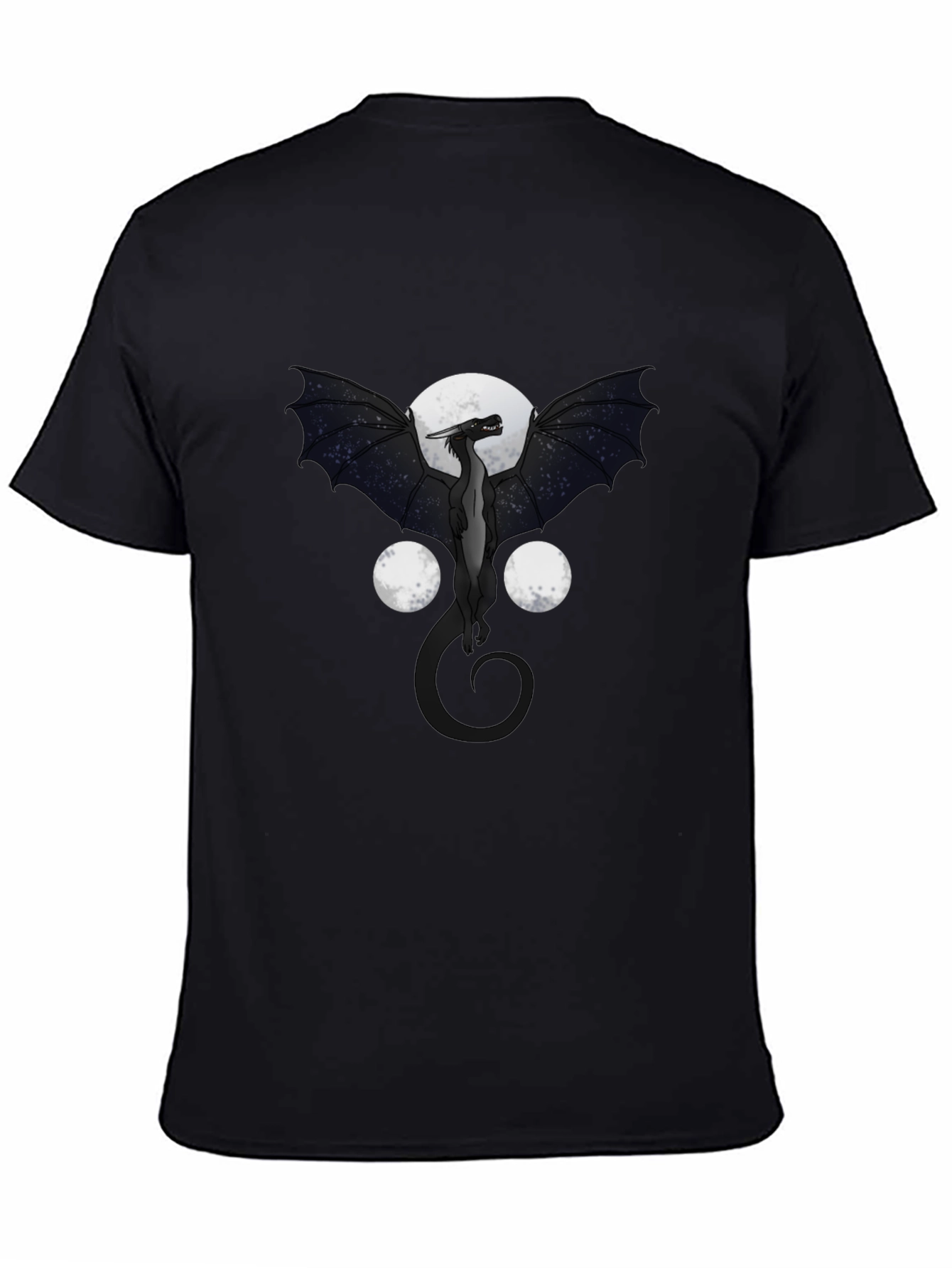 Dragon Moon T-Shirt - Graphic Print
