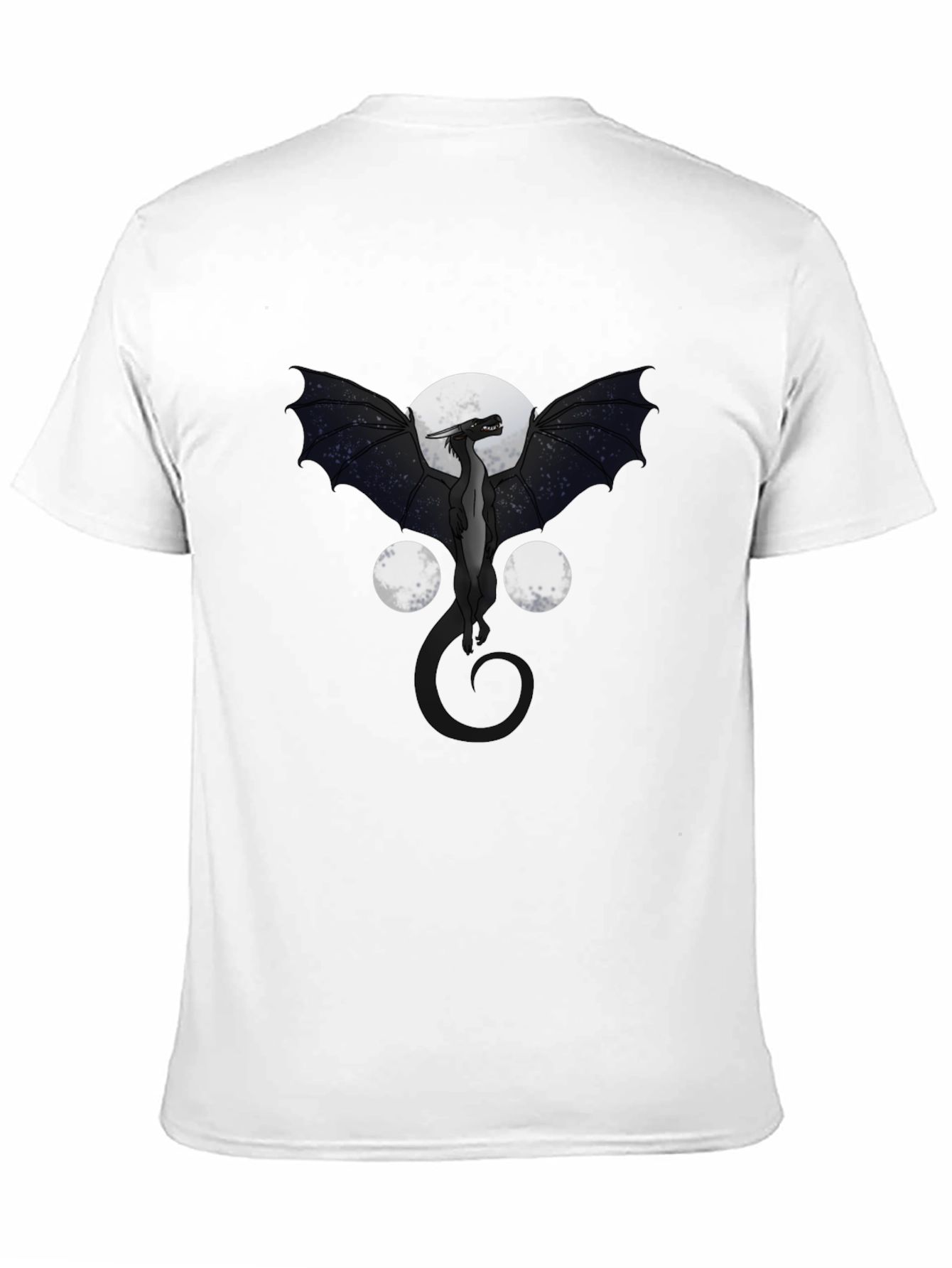 Dragon Moon T-Shirt - Graphic Print