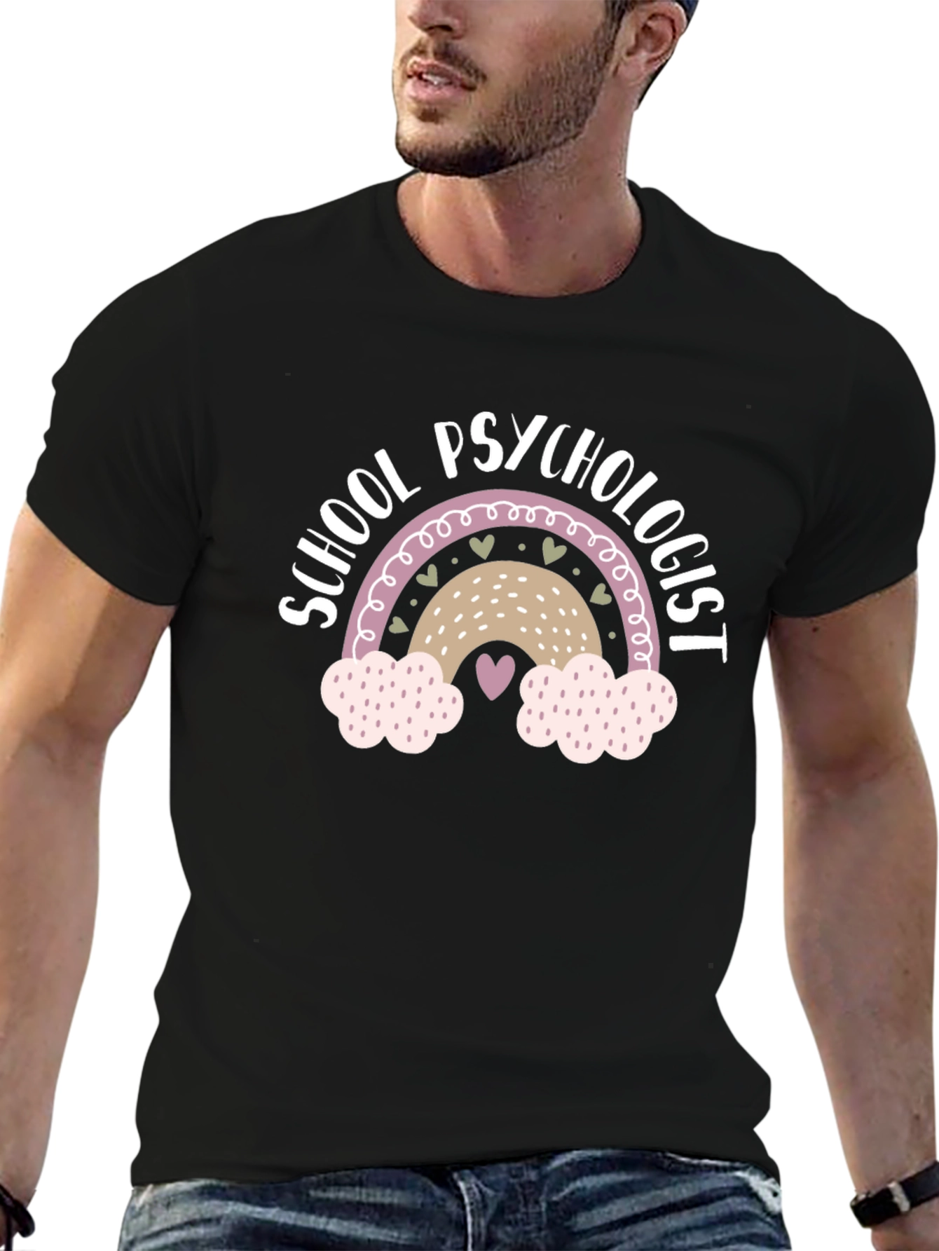 School Psychologist Rainbow T-Shirt