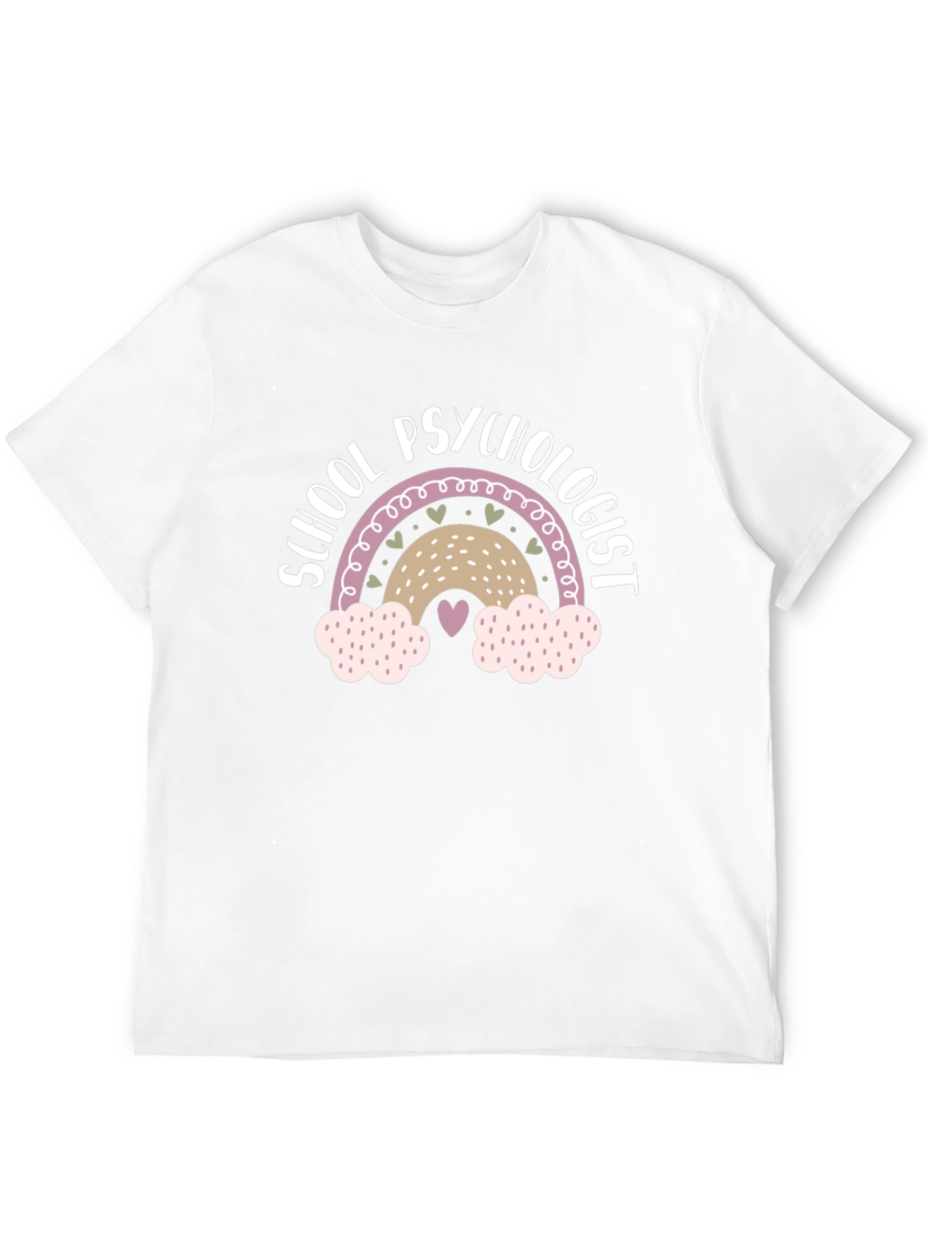 School Psychologist Rainbow T-Shirt
