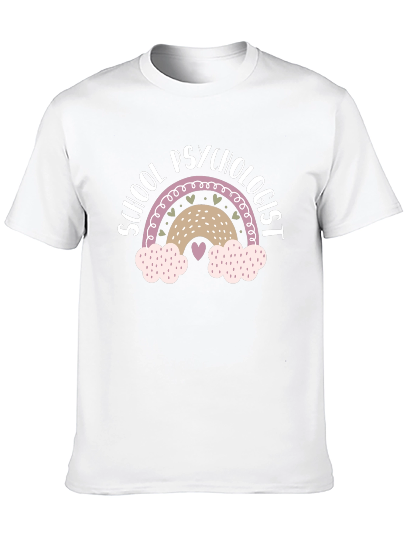 School Psychologist Rainbow T-Shirt