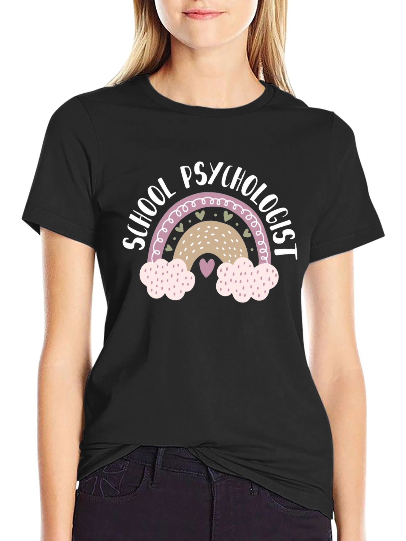 School Psychologist Rainbow T-Shirt