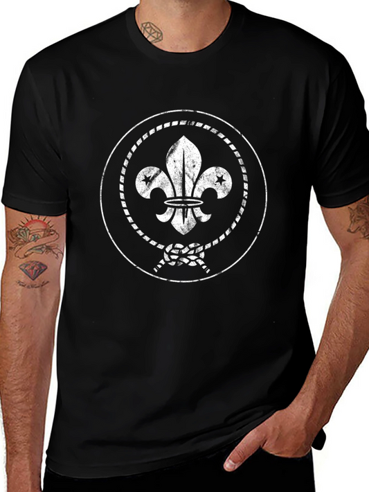 Boy Scout Emblem Black T-Shirt