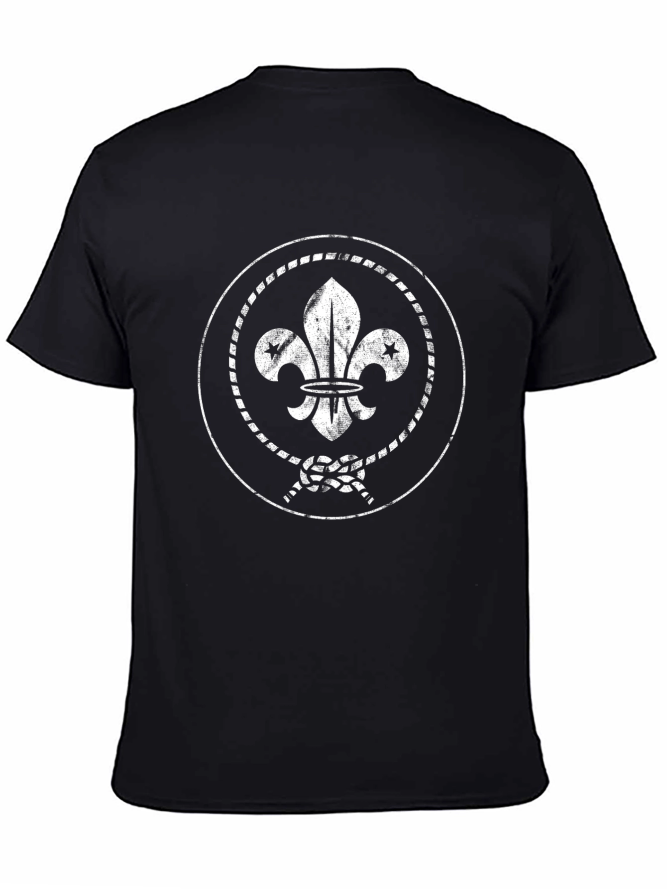 Boy Scout Emblem Black T-Shirt