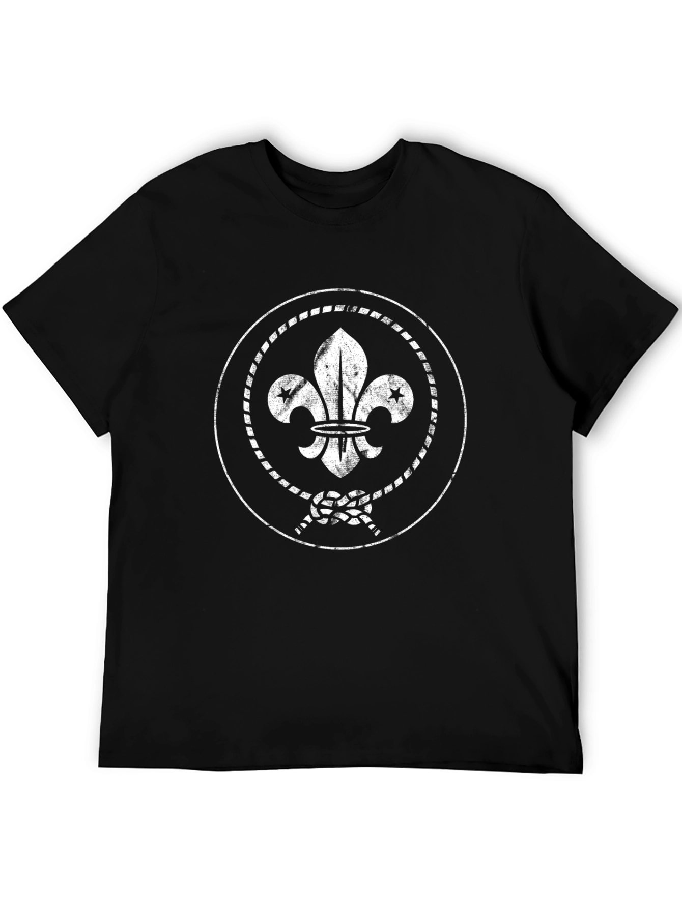 Boy Scout Emblem Black T-Shirt