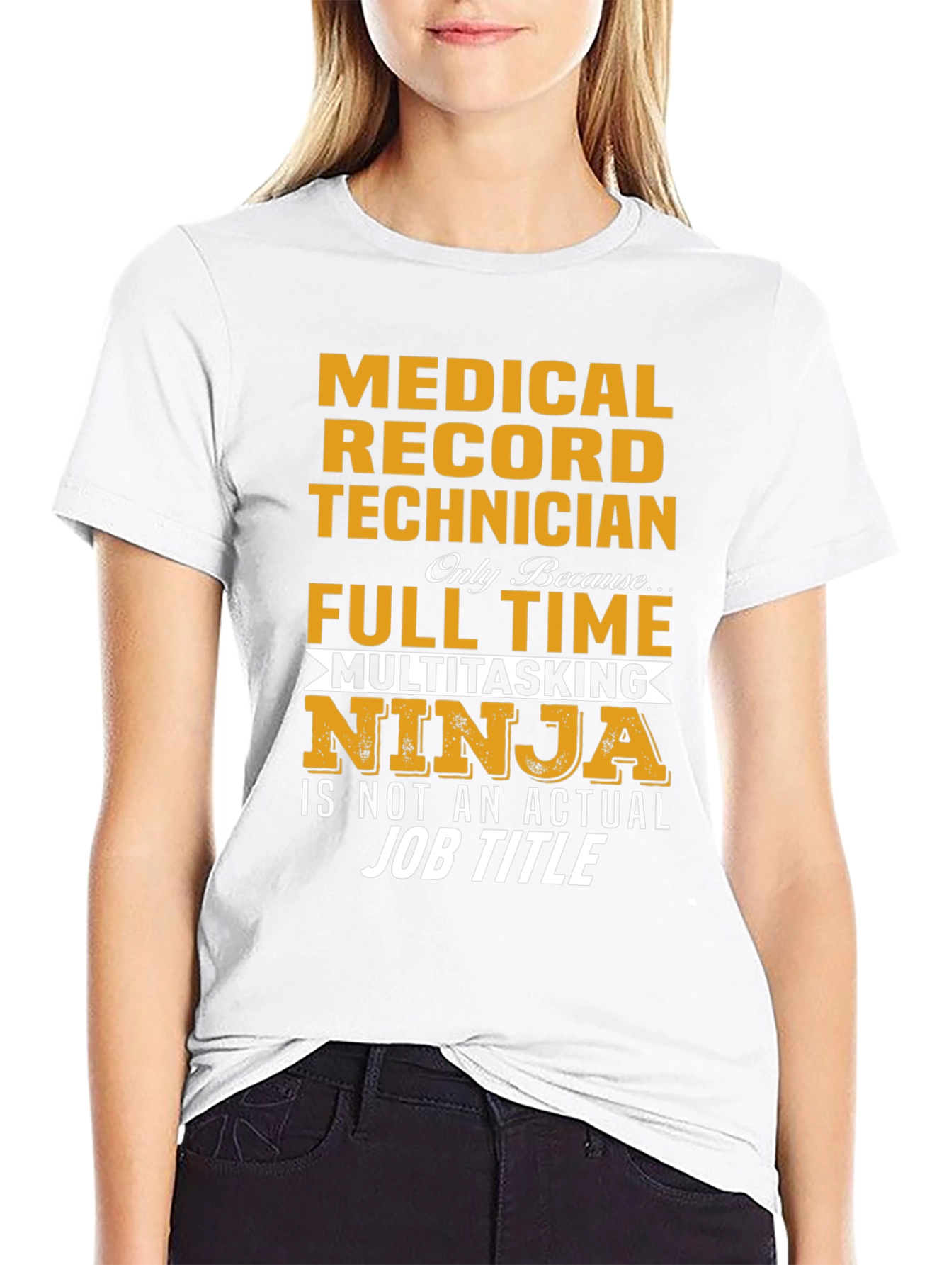 Medical Record Technician Ninja Graphic T-Shirt