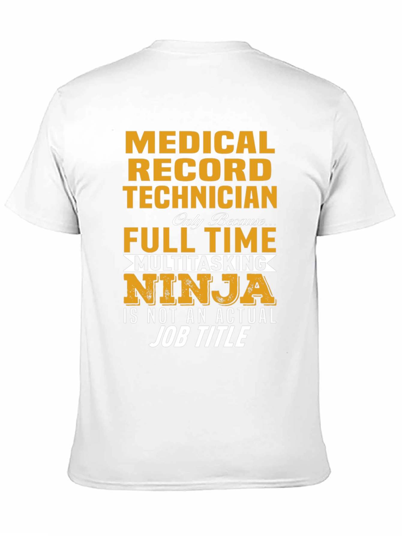 Medical Record Technician Ninja Graphic T-Shirt