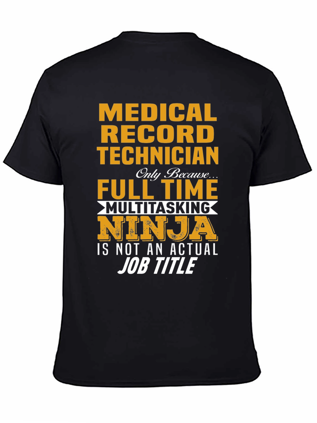 Medical Record Technician Ninja Graphic T-Shirt