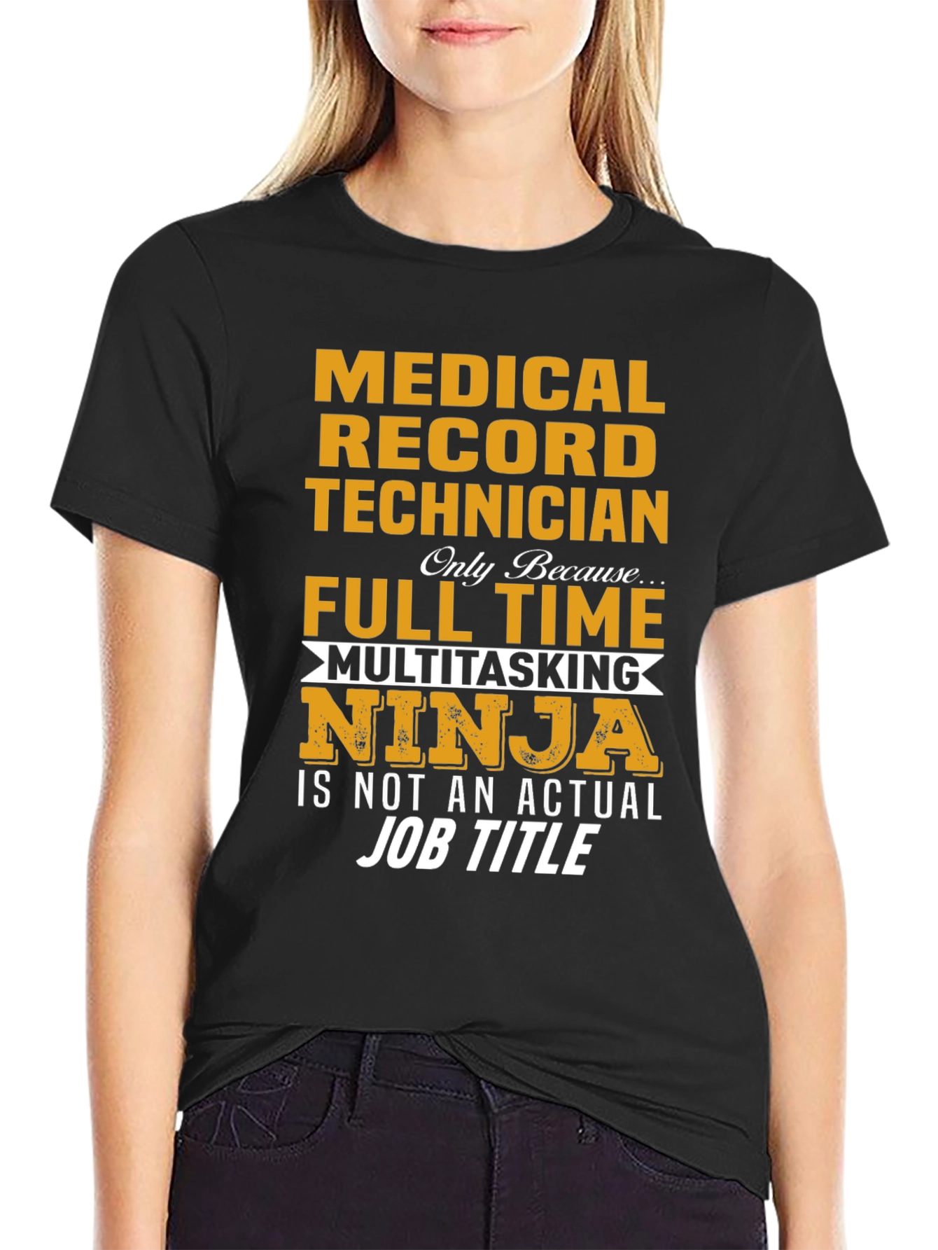 Medical Record Technician Ninja Graphic T-Shirt