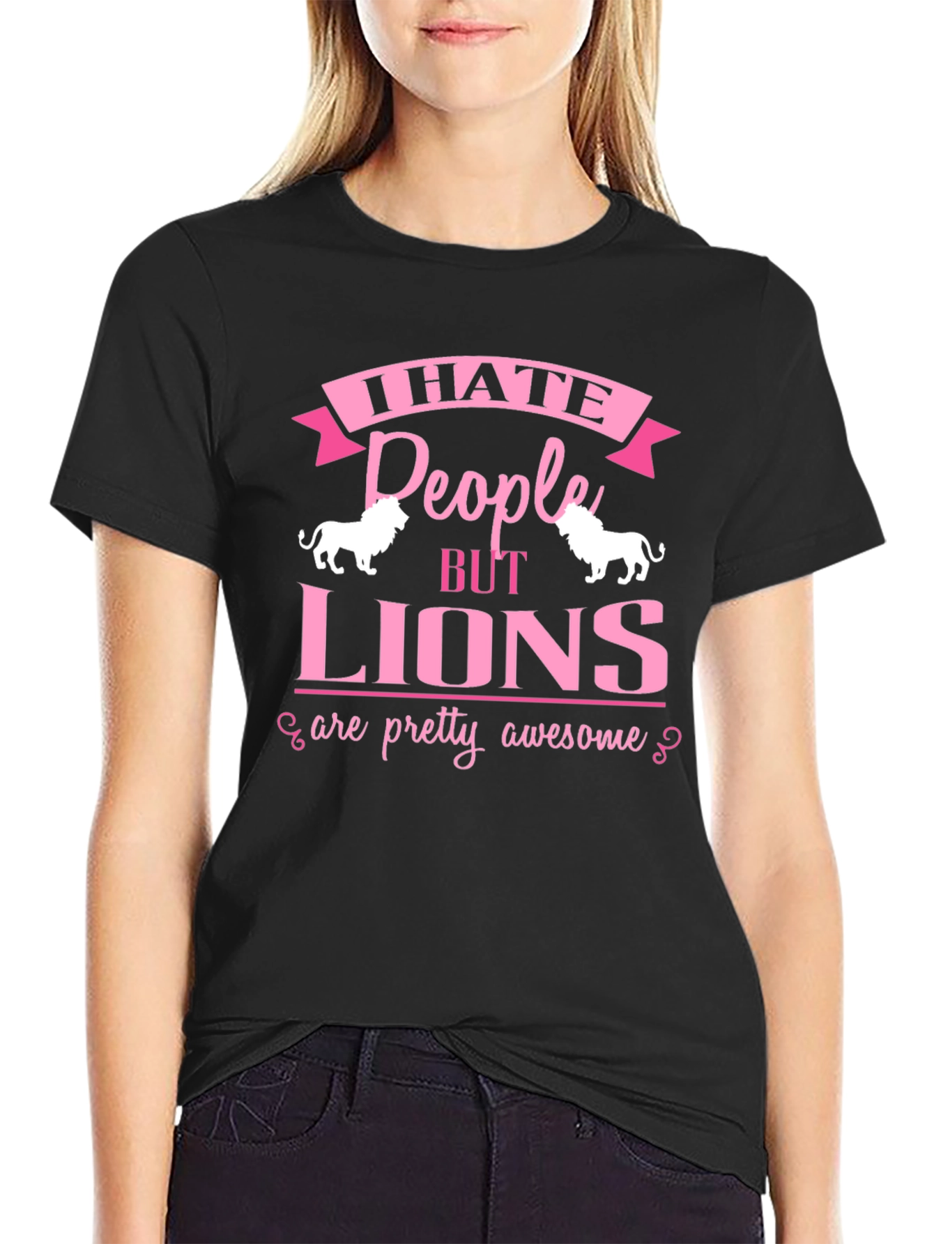 I Hate People But Lions T-Shirt