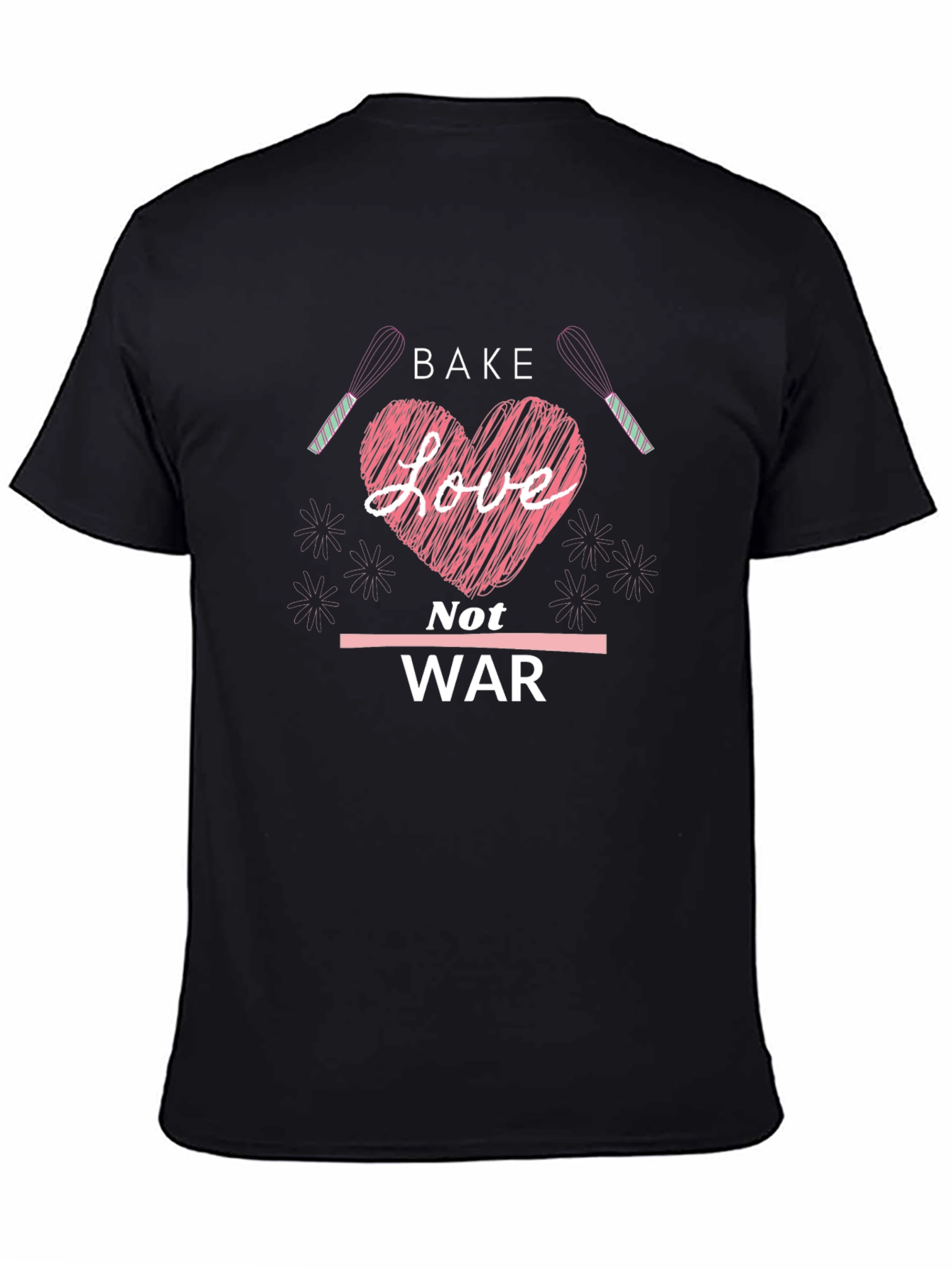 Bake Love Not War Graphic T-Shirt