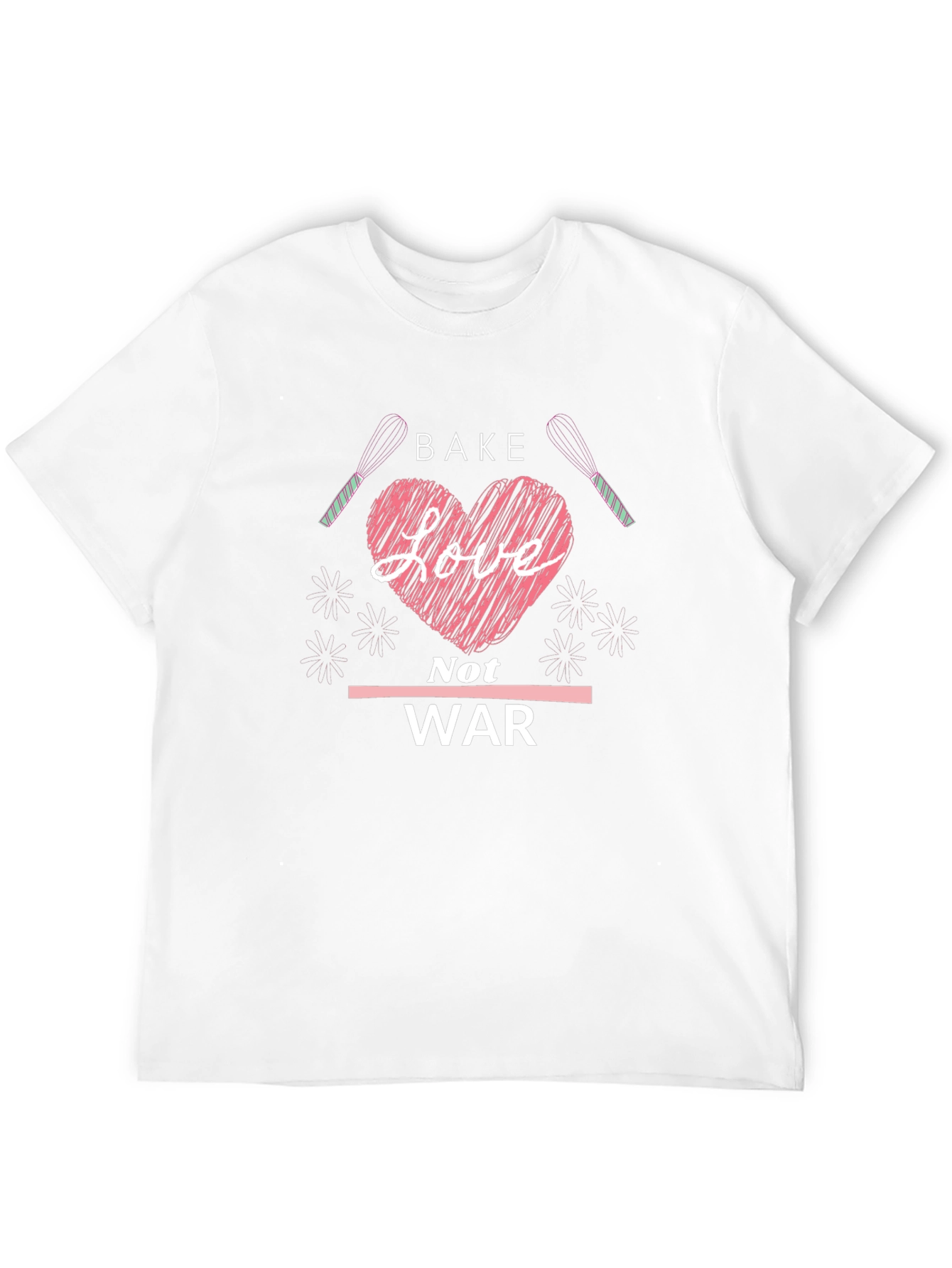 Bake Love Not War Graphic T-Shirt
