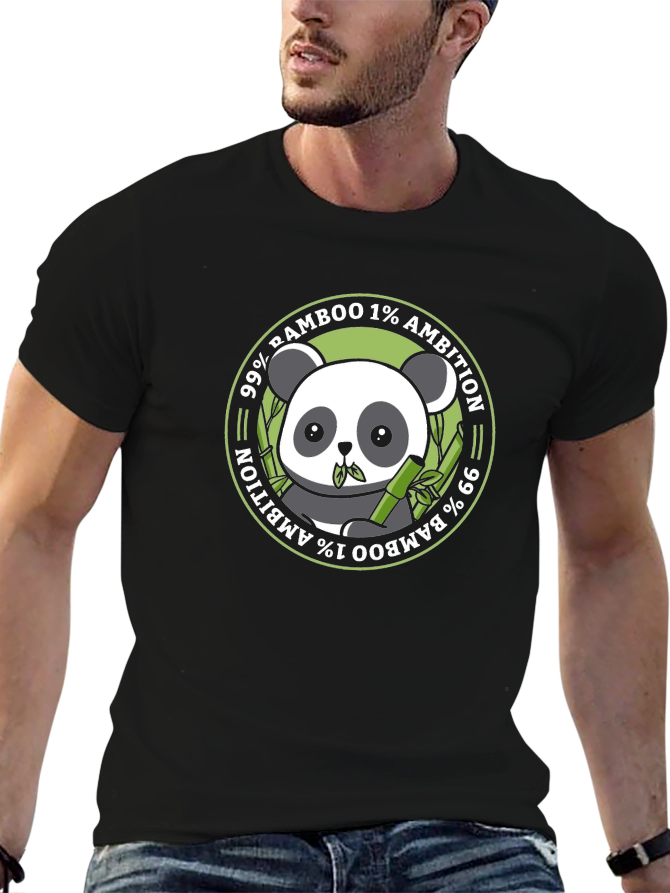 Panda Bamboo Ambition Graphic Tee