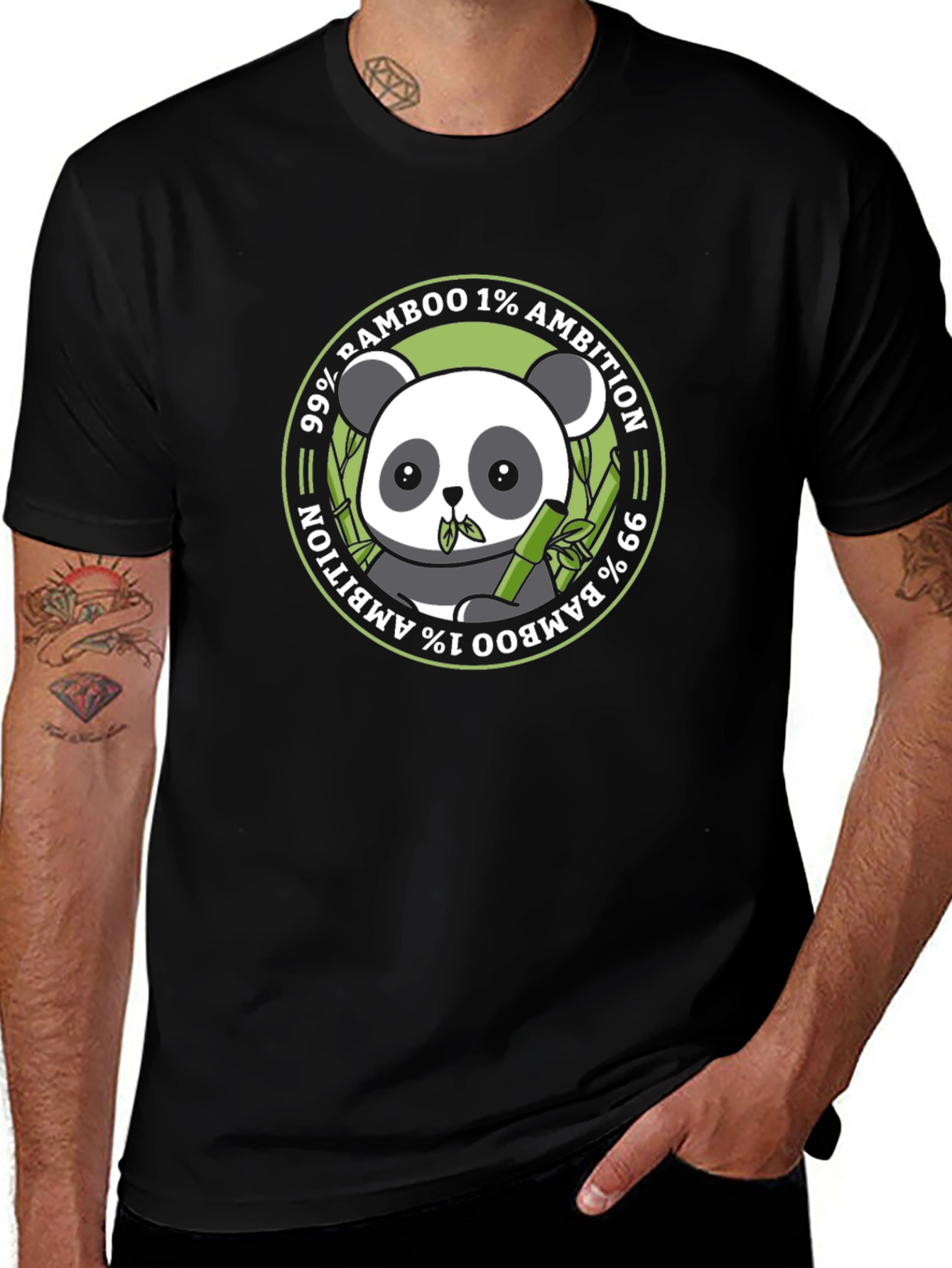 Panda Bamboo Ambition Graphic Tee