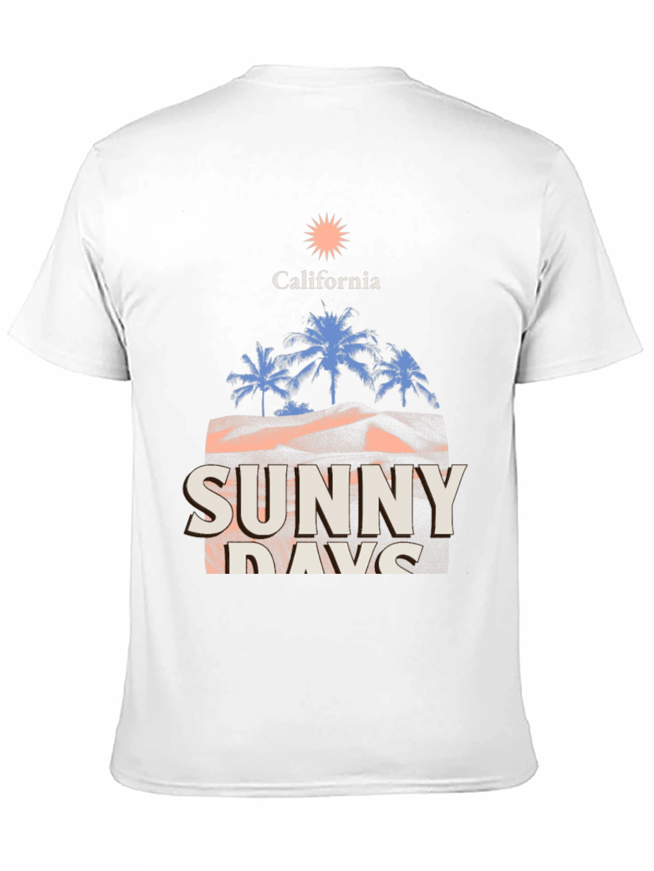 California Sunny Days Graphic Tee - Black