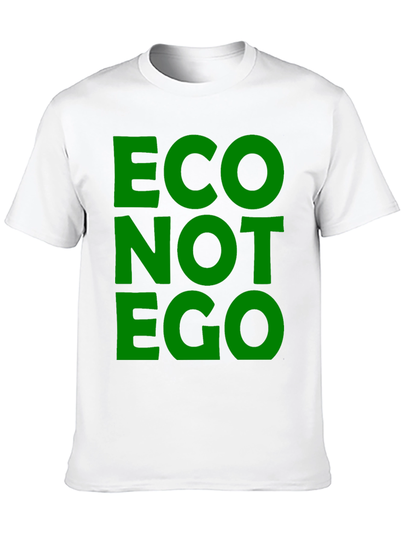 Eco Not Ego Graphic T-Shirt - Black