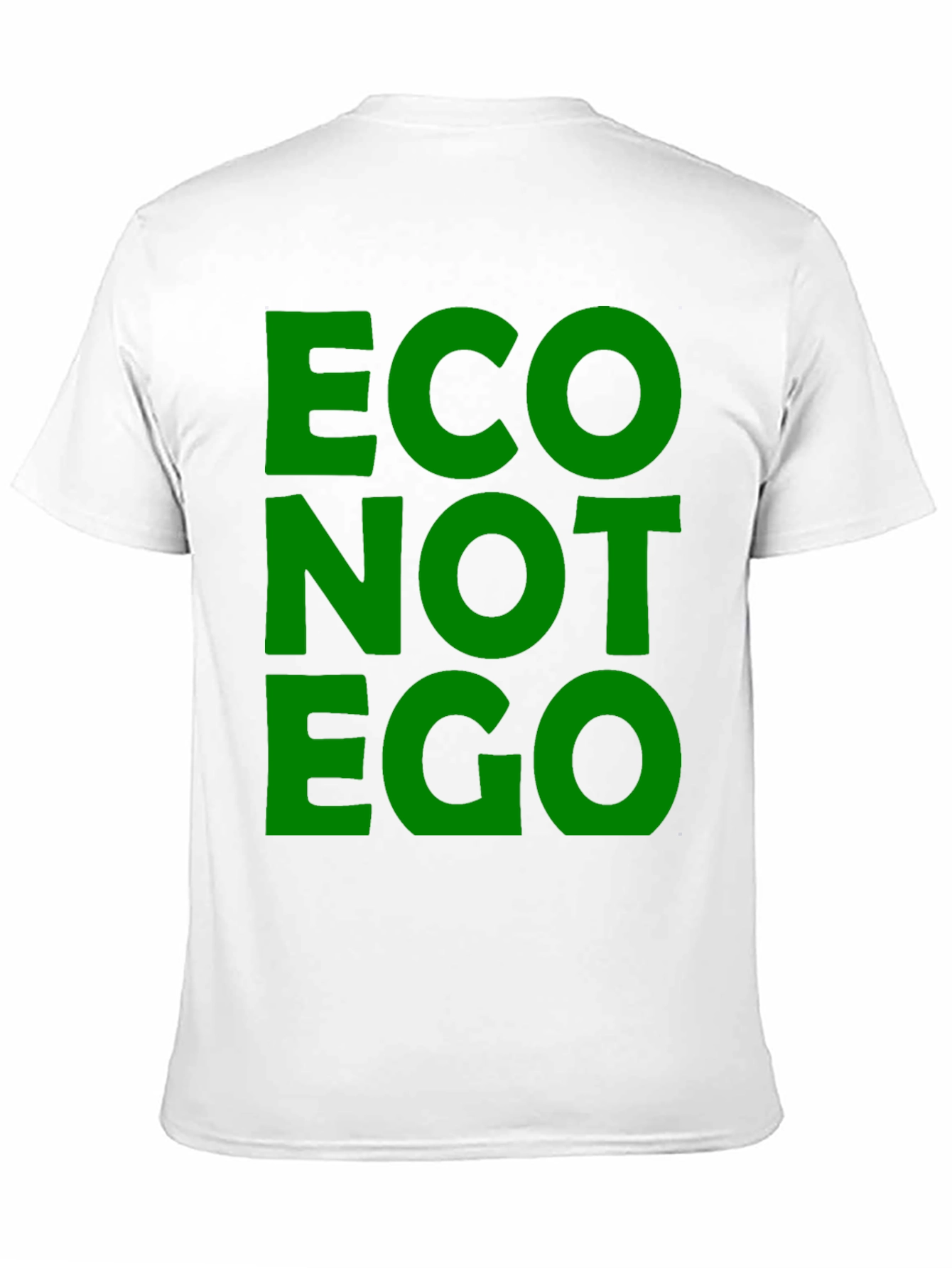 Eco Not Ego Graphic T-Shirt - Black