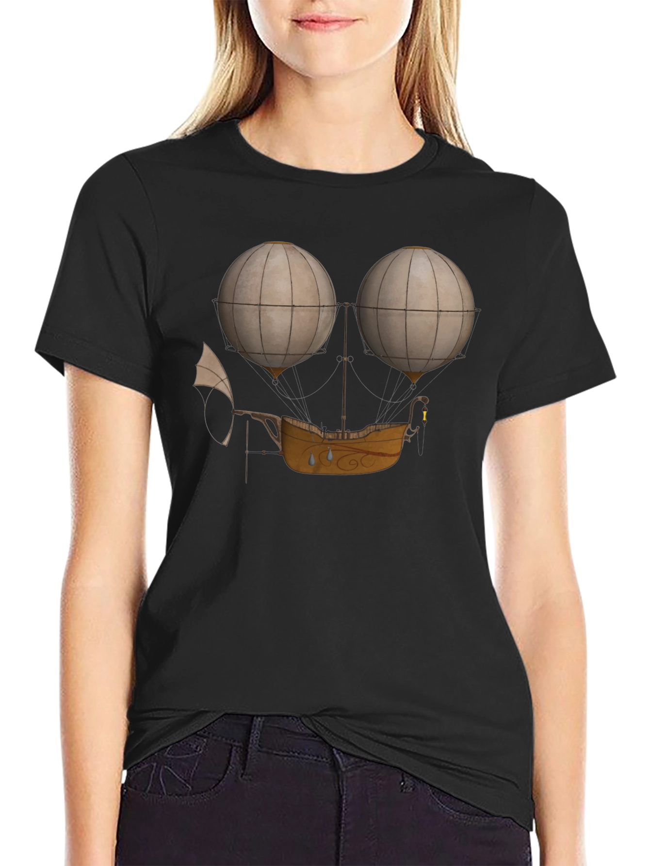 Steampunk Airship T-Shirt