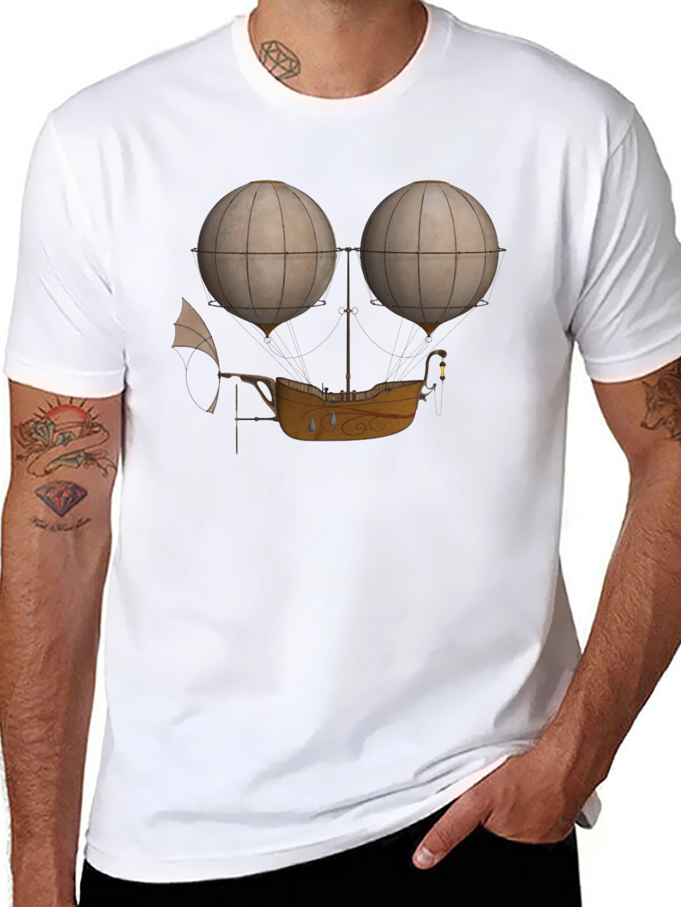 Steampunk Airship T-Shirt