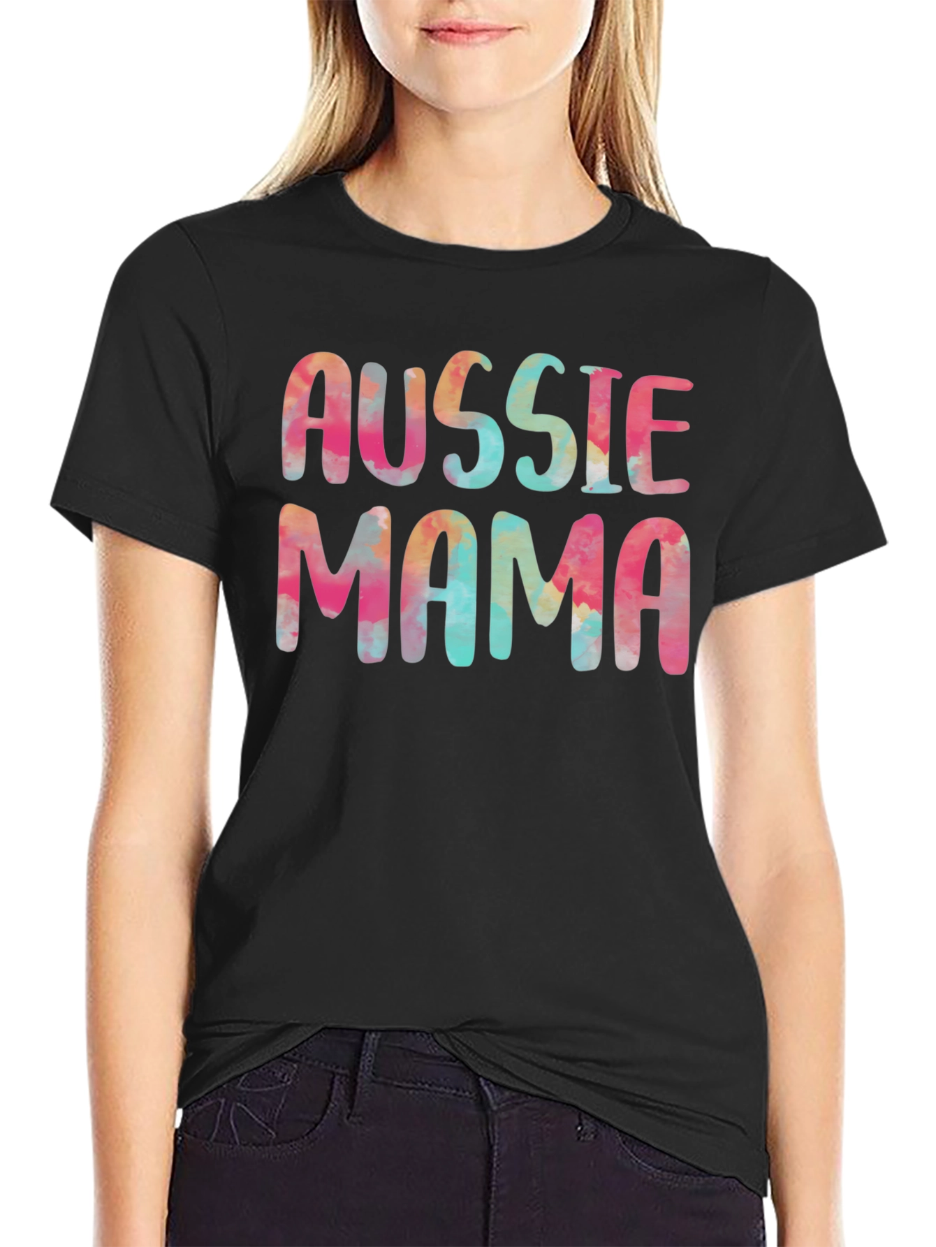 Aussie Mama Graphic Tee - Trendy Womens T-Shirt