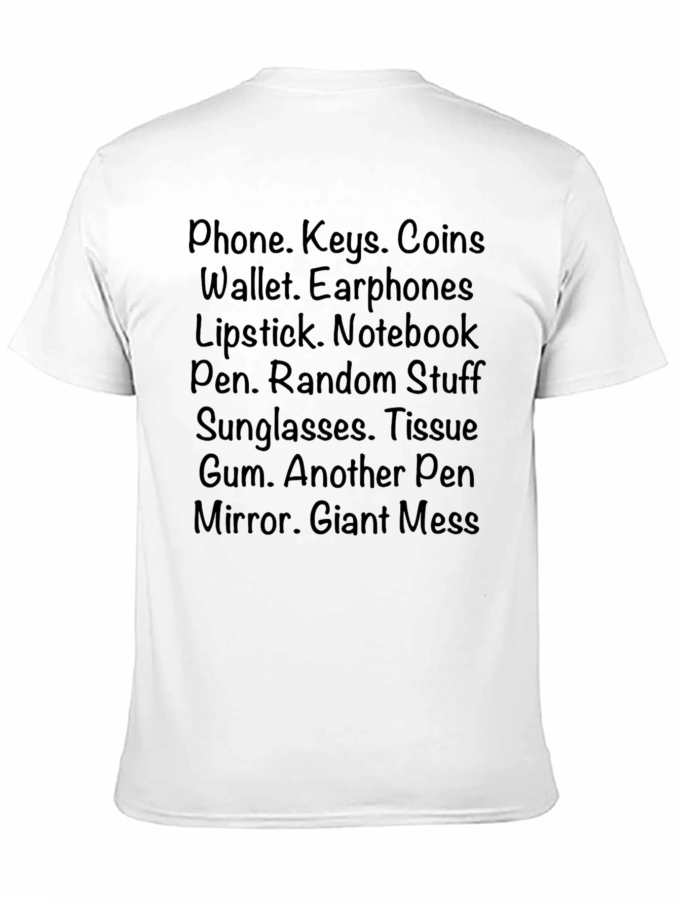 Pocket Contents Funny T-Shirt