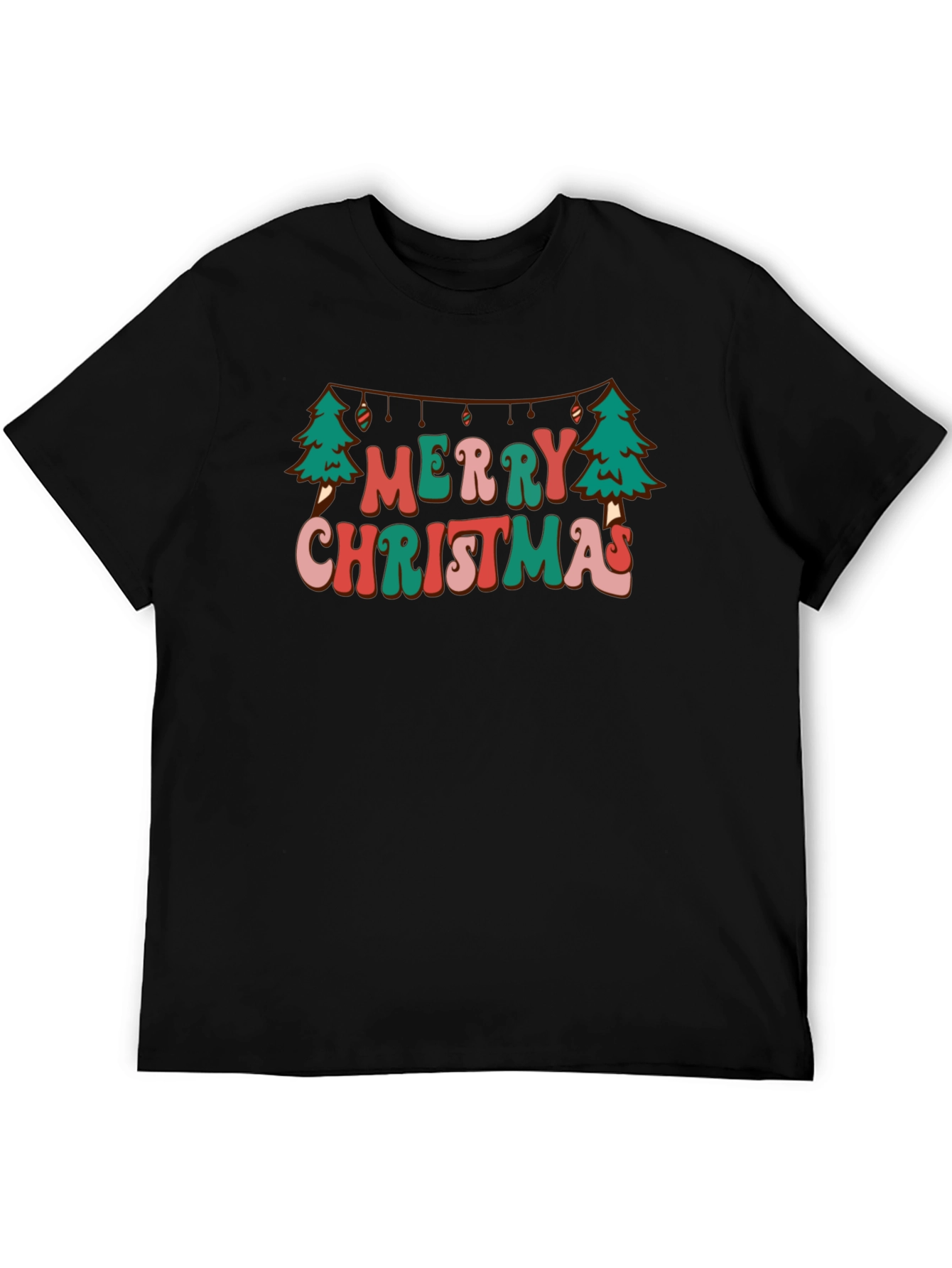 Retro Merry Christmas Graphic Tee
