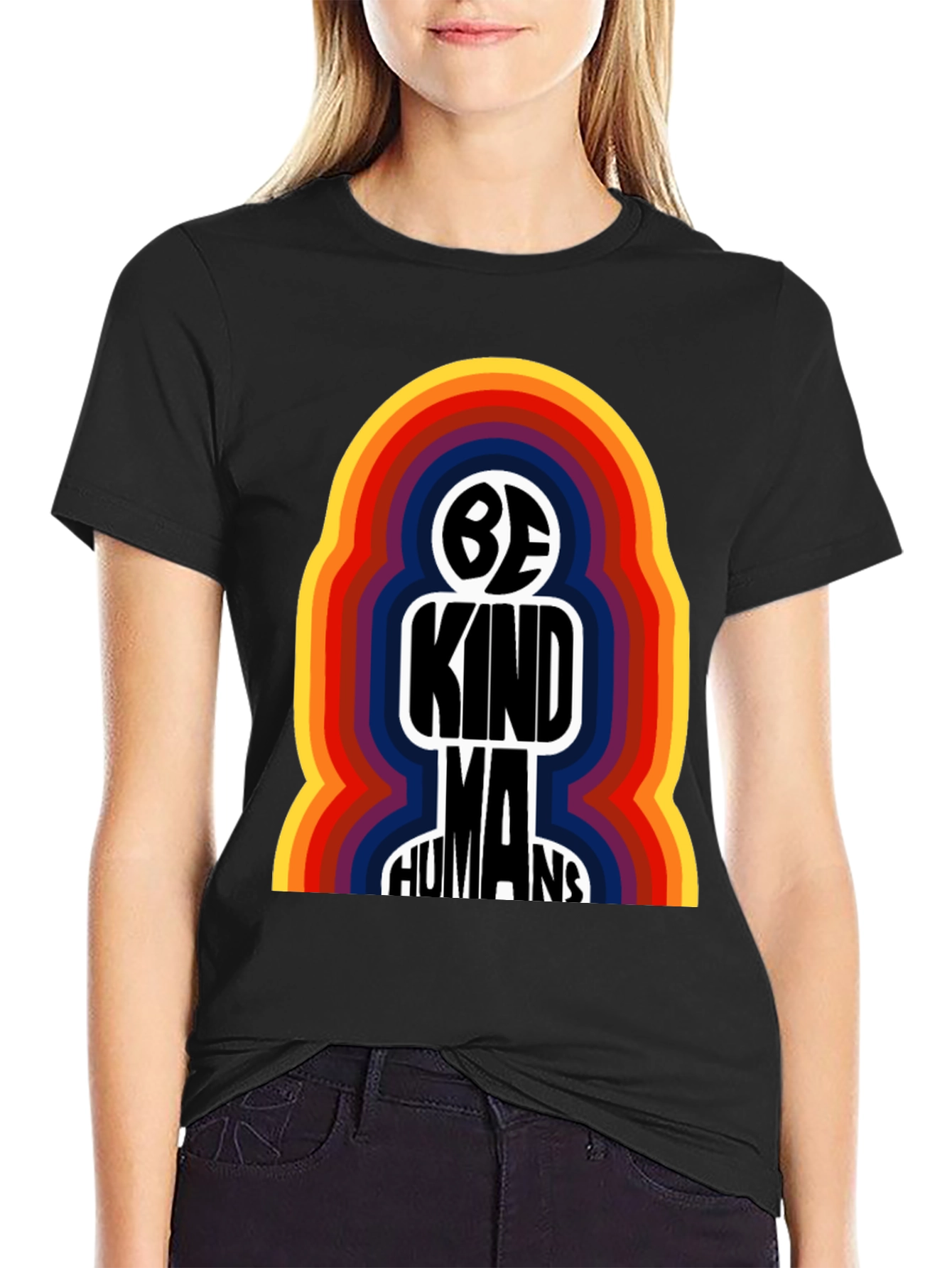 Be Kind To Humans Graphic T-Shirt
