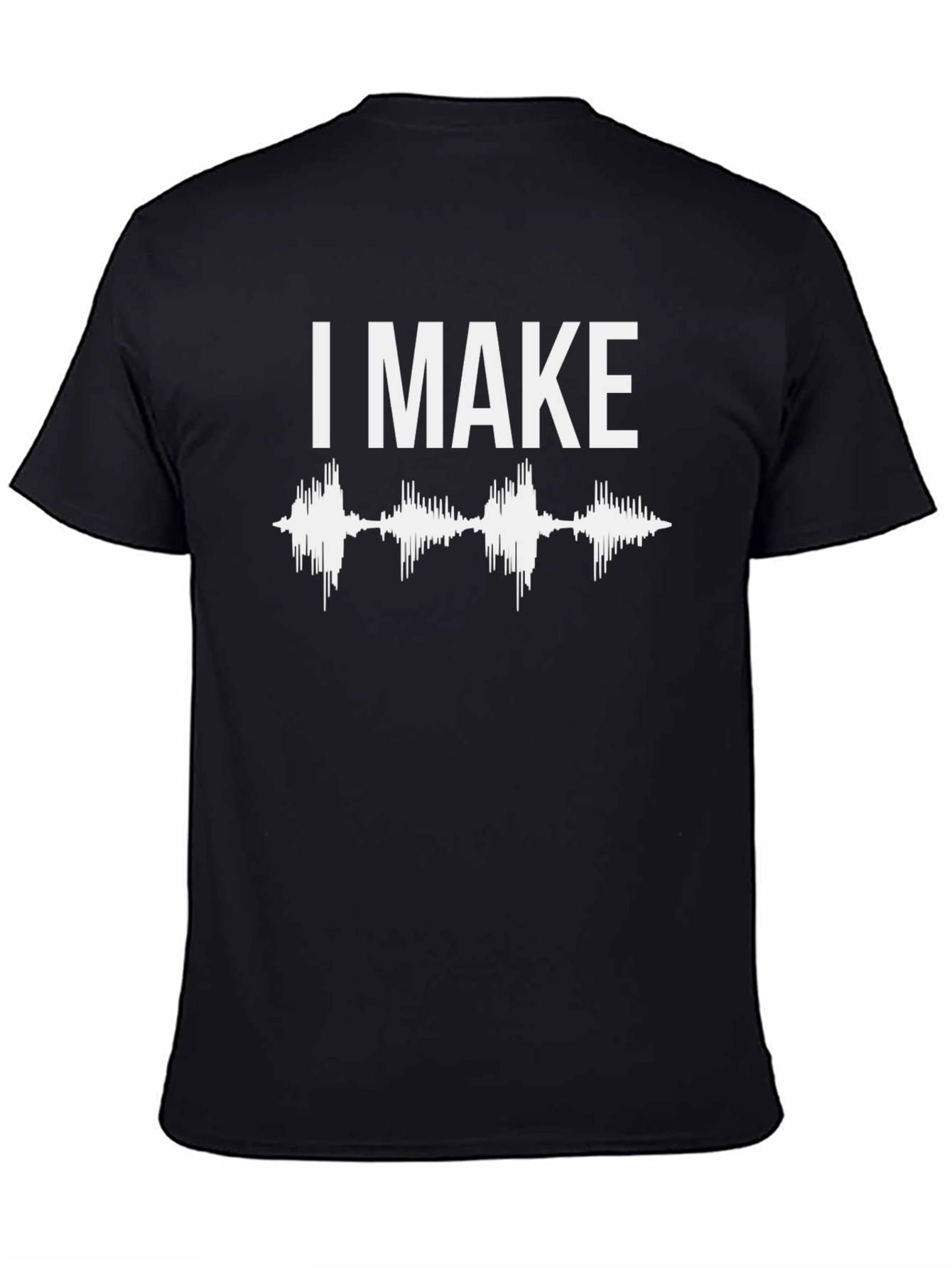 I Make Waves Black Graphic T-Shirt