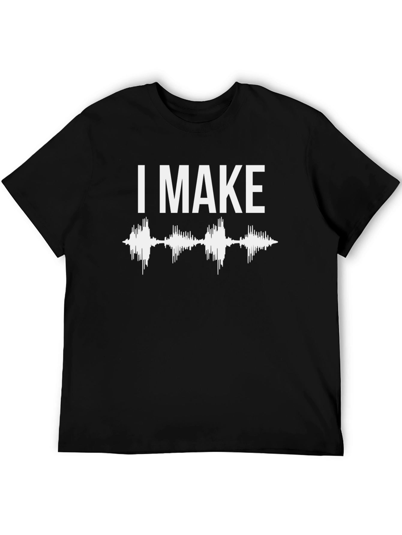 I Make Waves Black Graphic T-Shirt