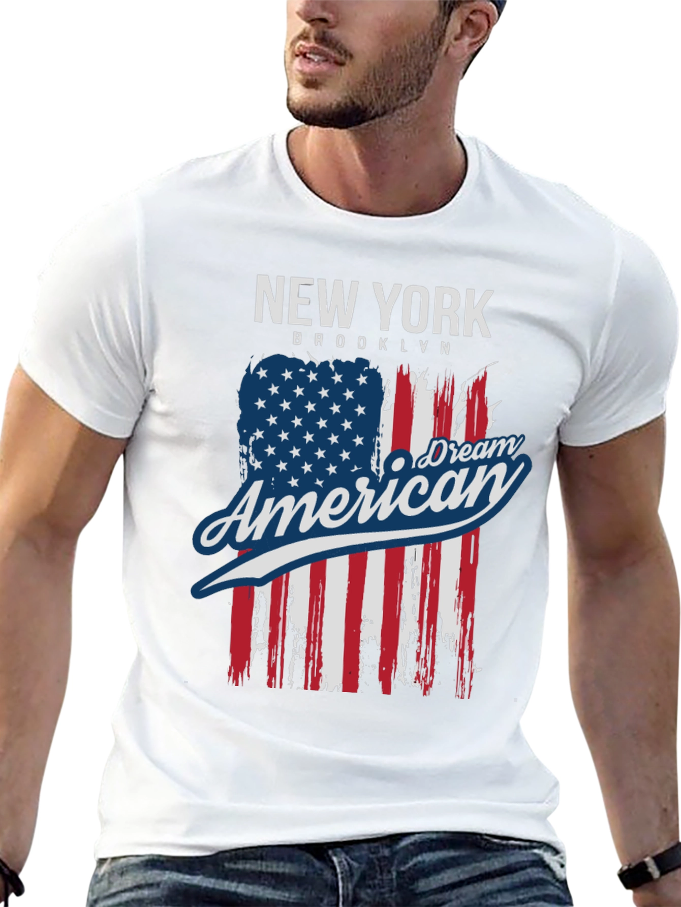 New York Brooklyn American Dream Graphic Tee