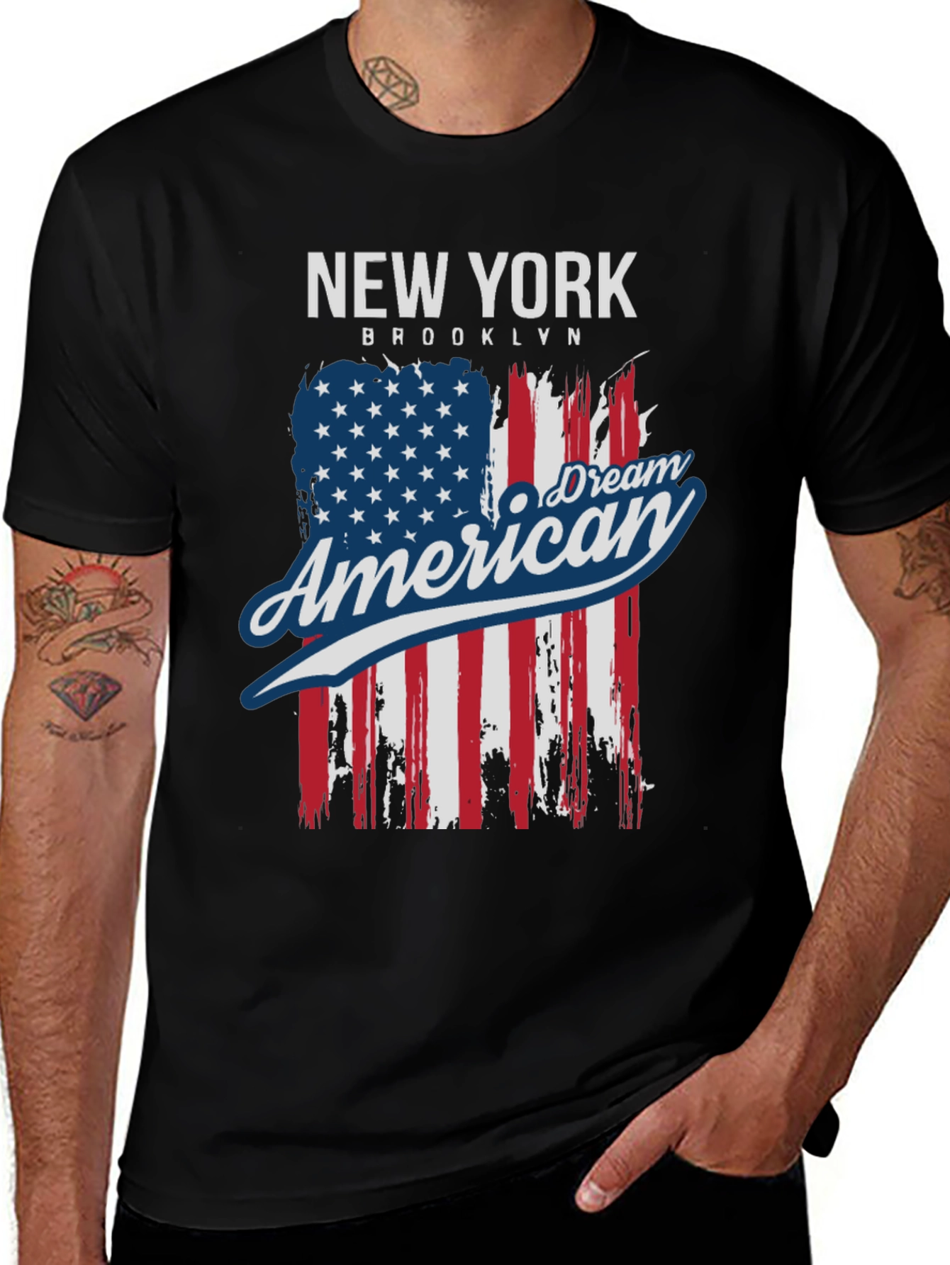 New York Brooklyn American Dream Graphic Tee