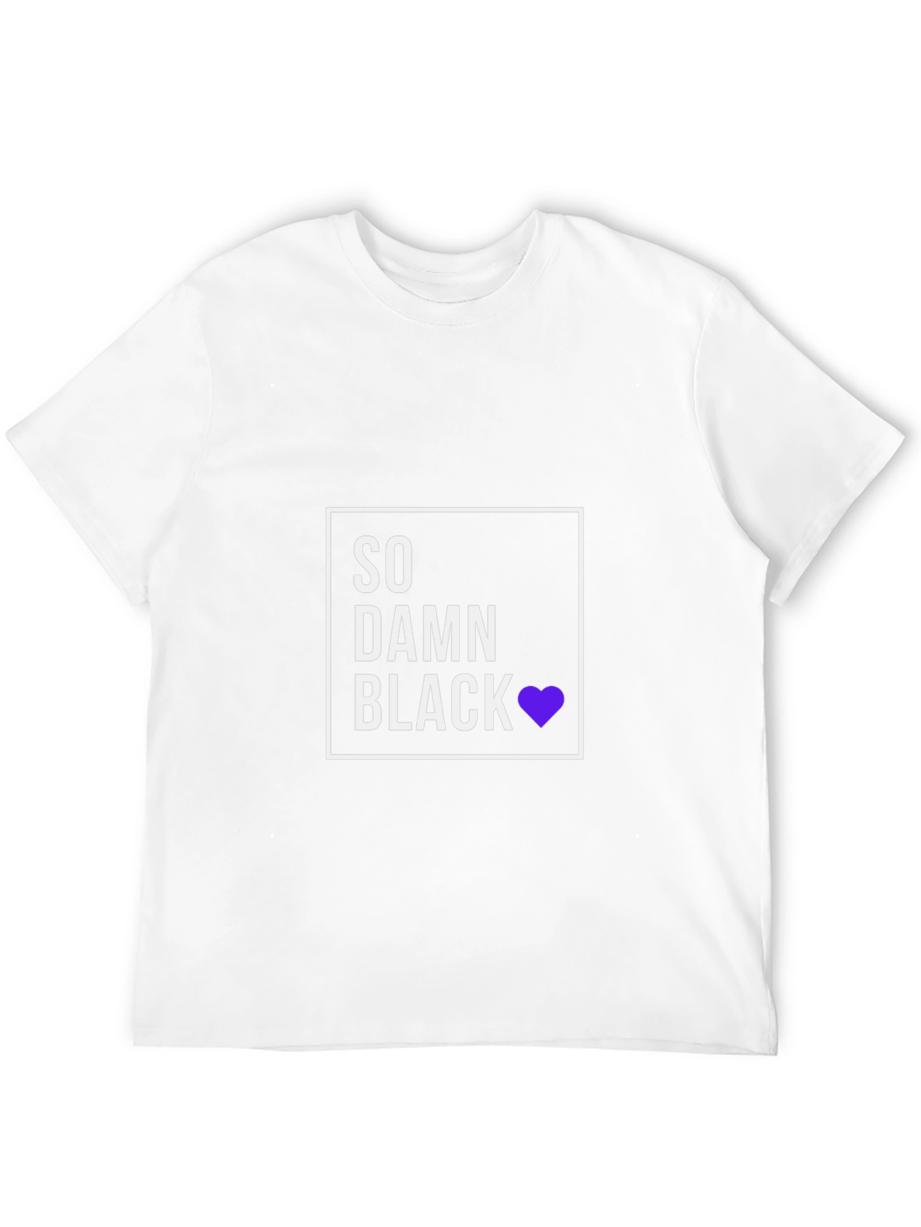 So Damn Black T-Shirt - Premium Cotton Blend