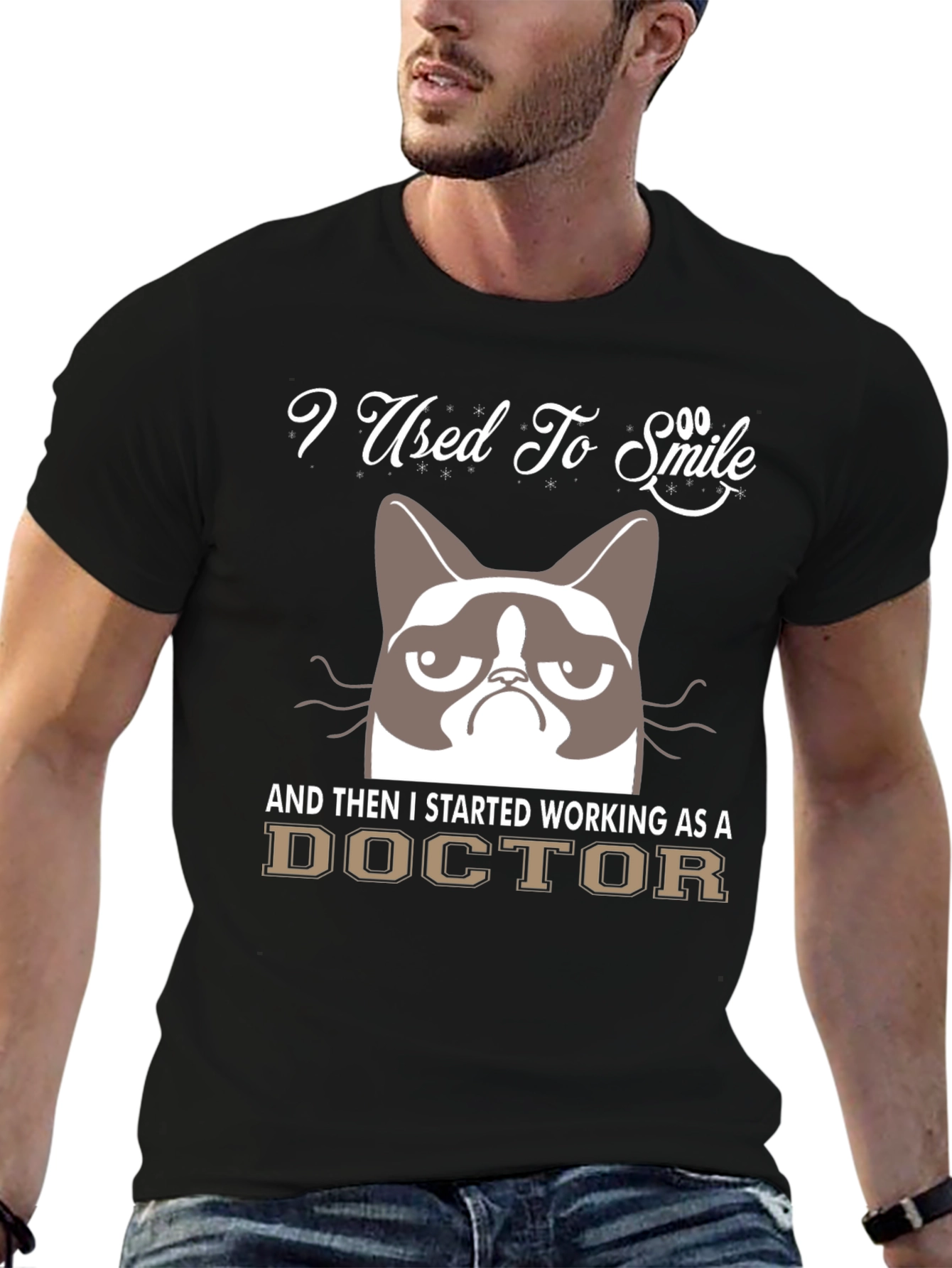 Grumpy Cat Doctor Humor T-Shirt