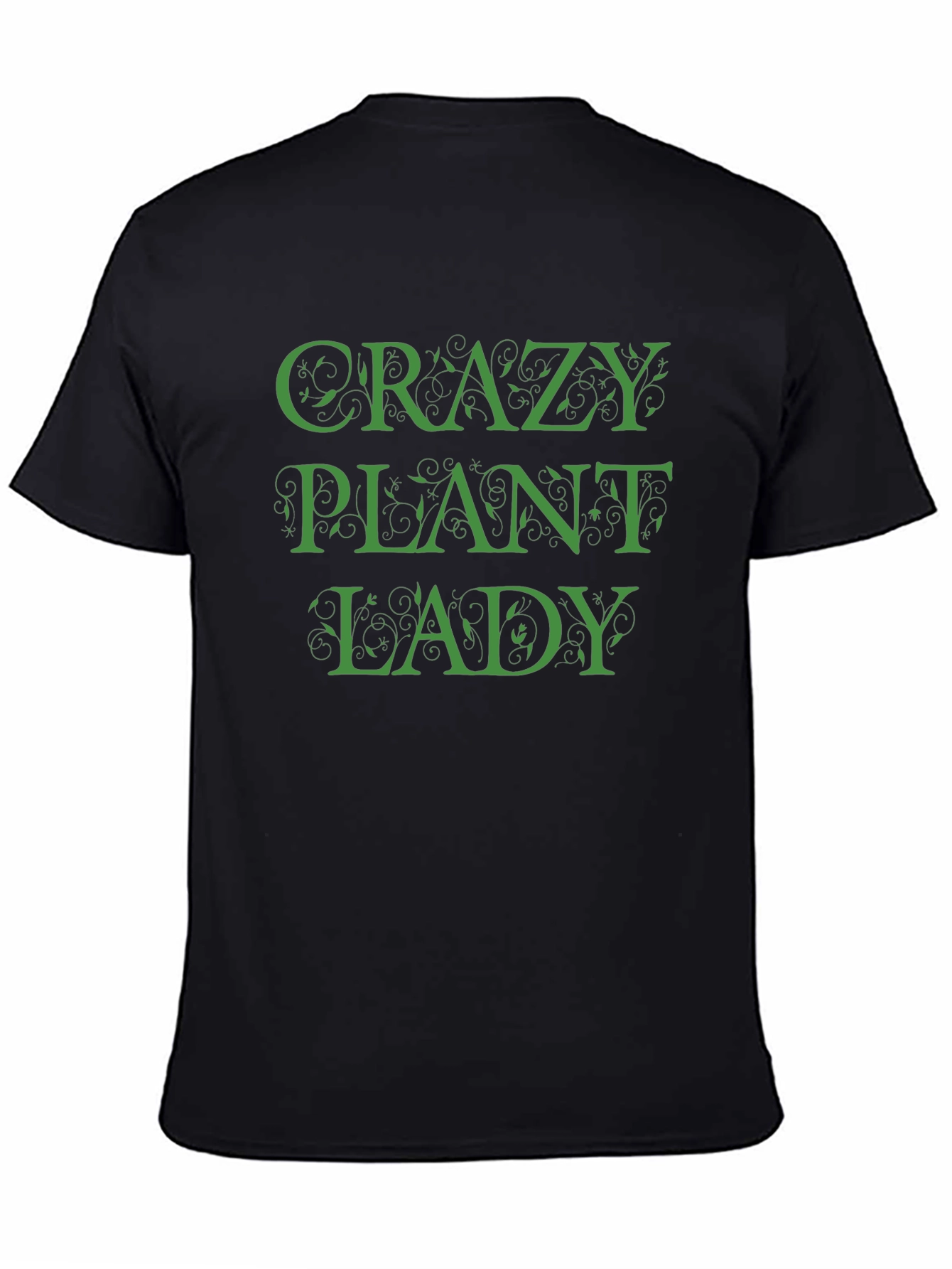 Crazy Plant Lady Black T-Shirt