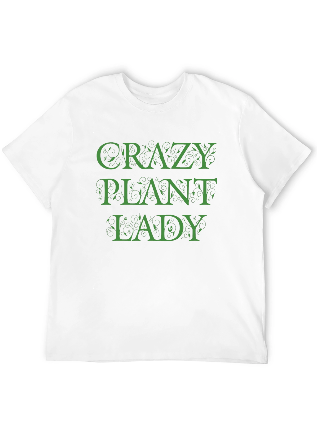 Crazy Plant Lady Black T-Shirt