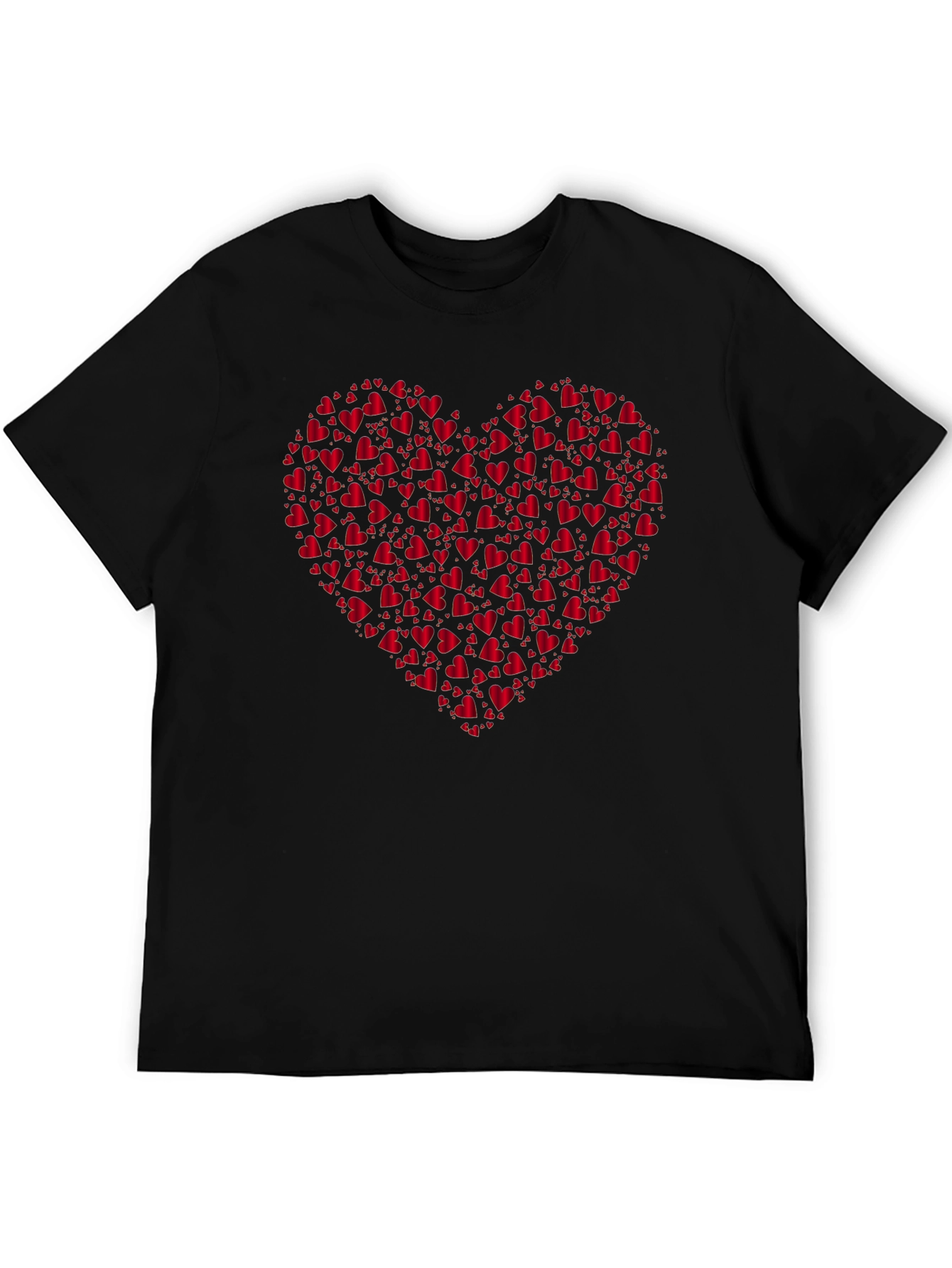 Heart of Hearts Black Graphic Tee