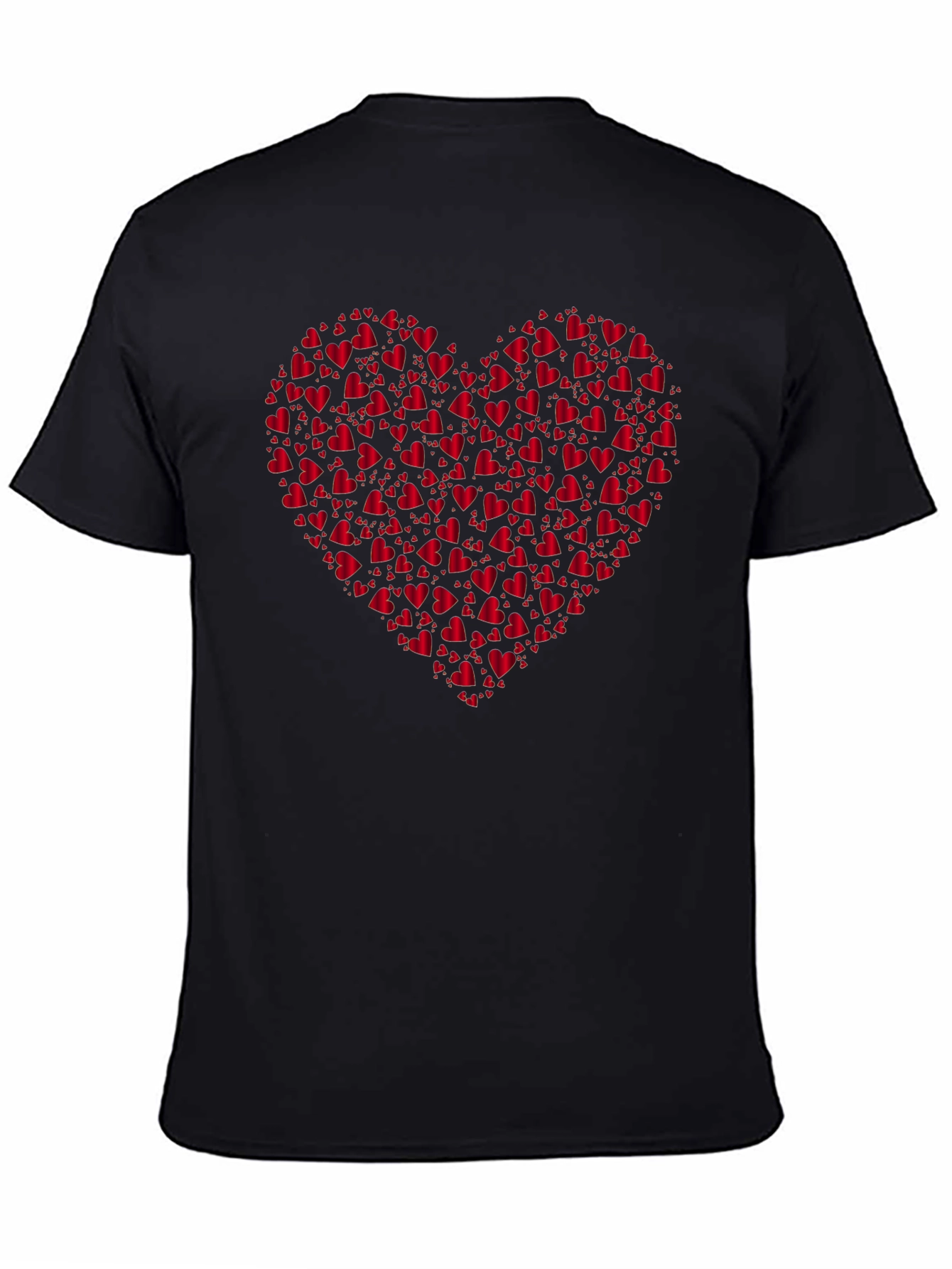 Heart of Hearts Black Graphic Tee