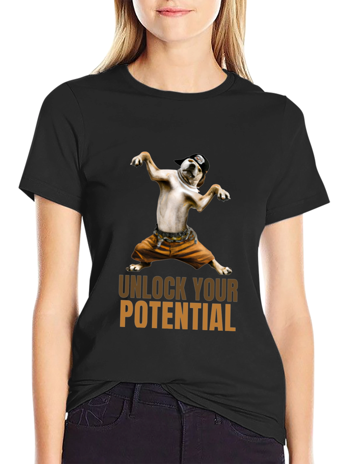 Unlock Your Potential Dog Graphic T-Shirt