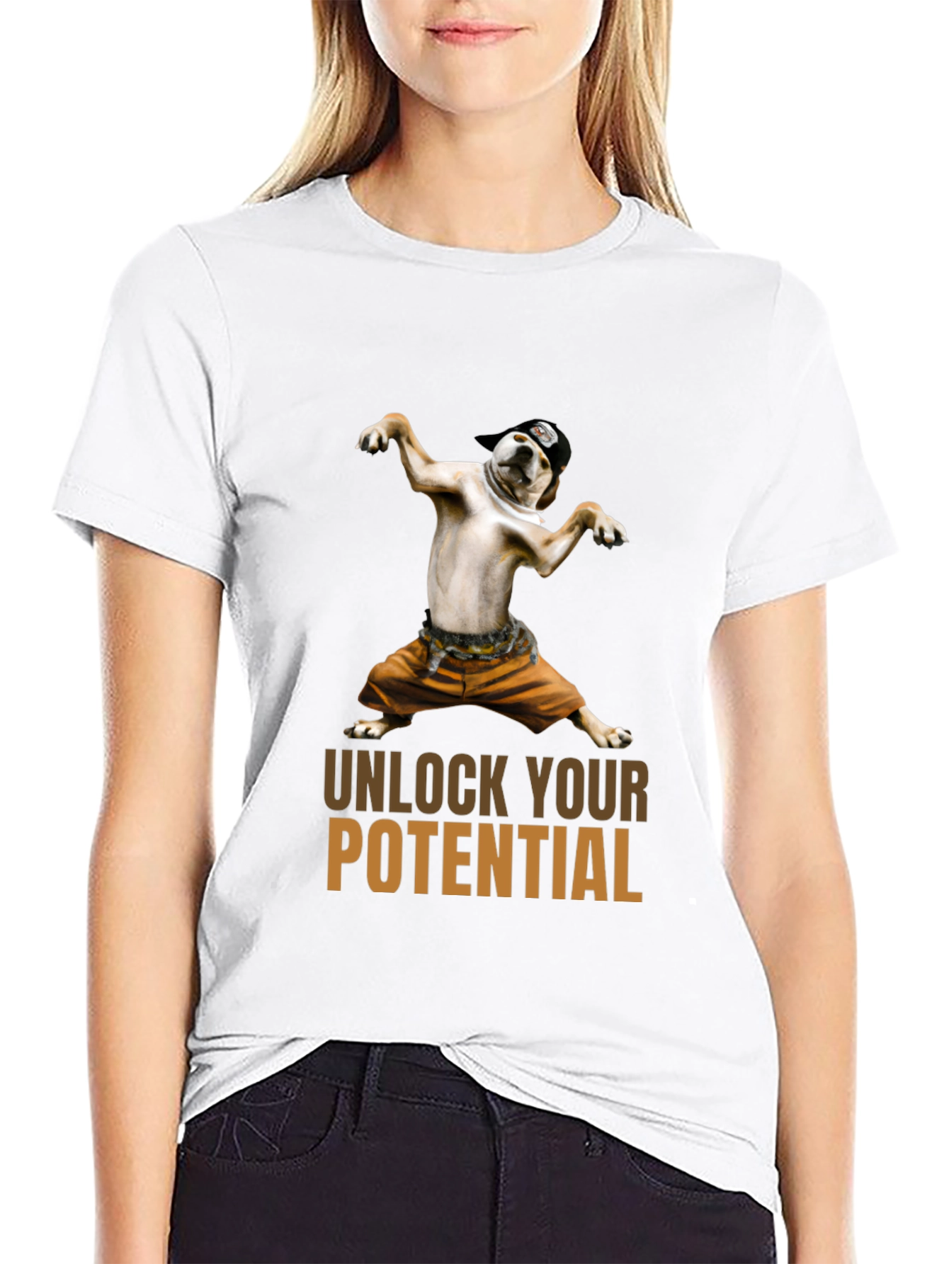 Unlock Your Potential Dog Graphic T-Shirt