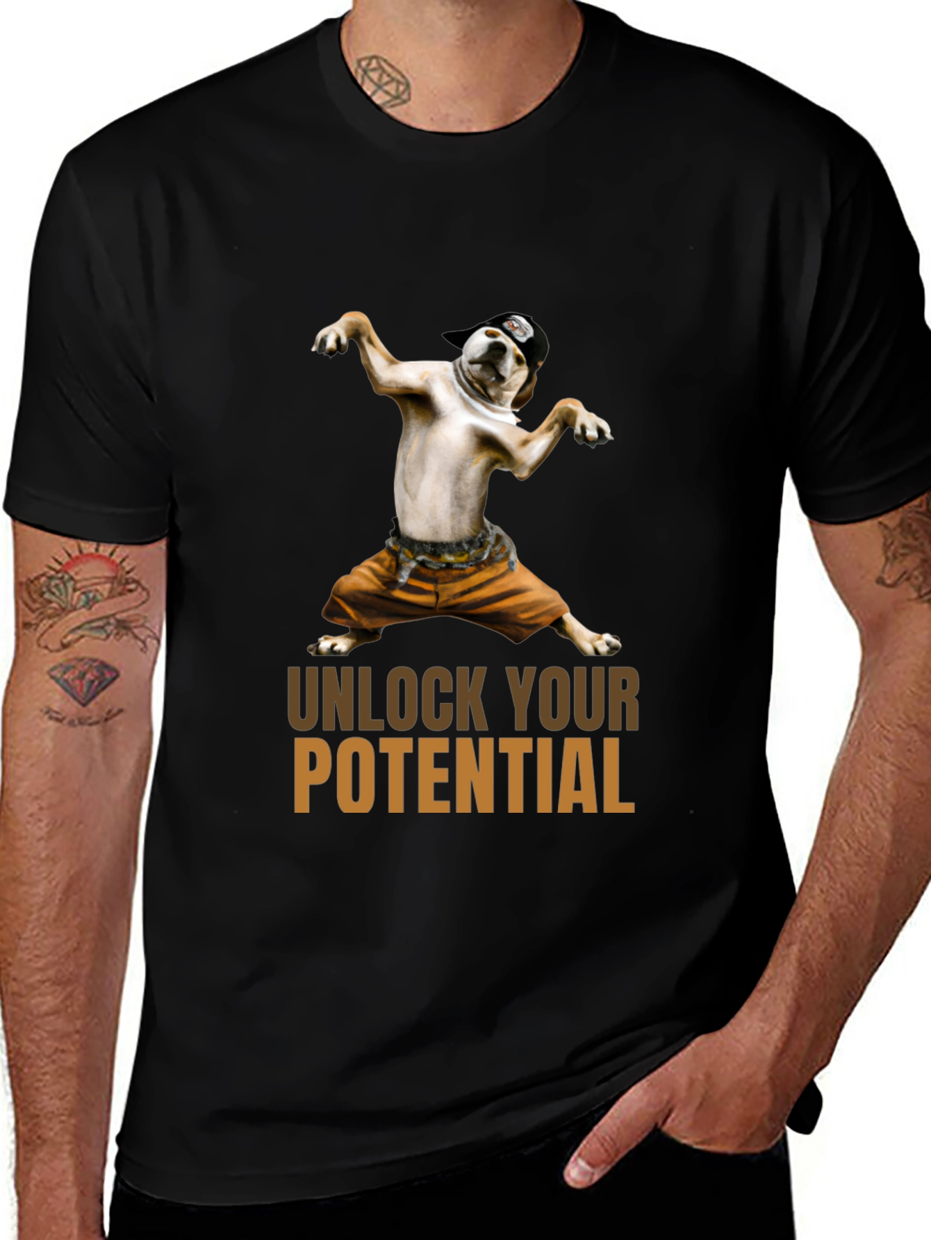 Unlock Your Potential Dog Graphic T-Shirt