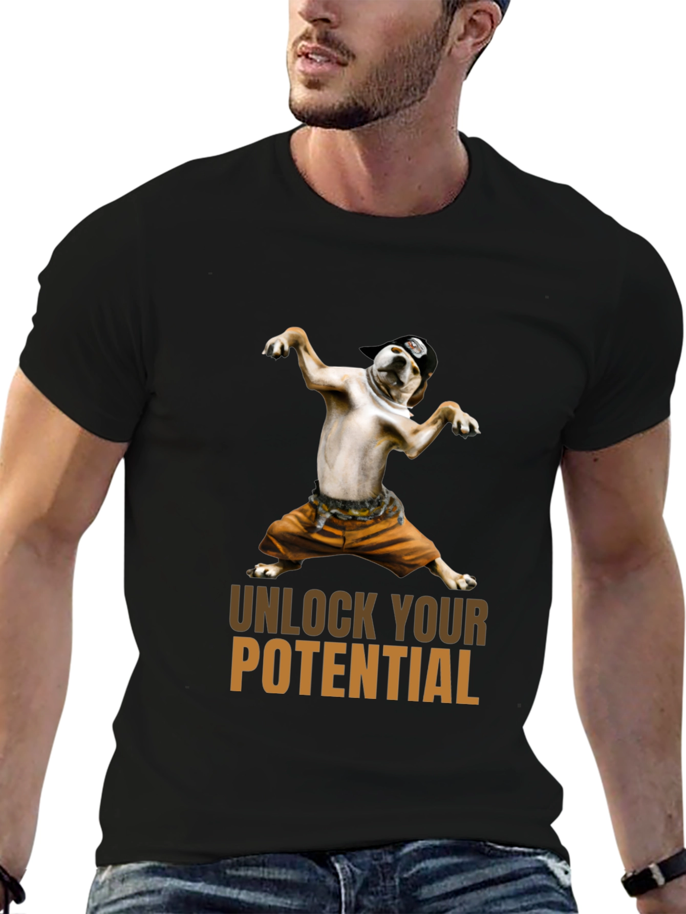 Unlock Your Potential Dog Graphic T-Shirt