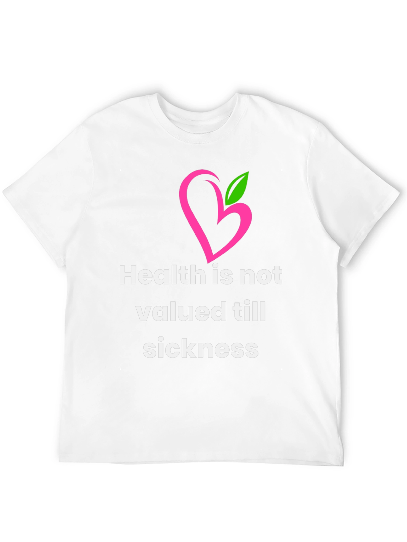 Health Quote Graphic Tee - Stylish & Meaningful