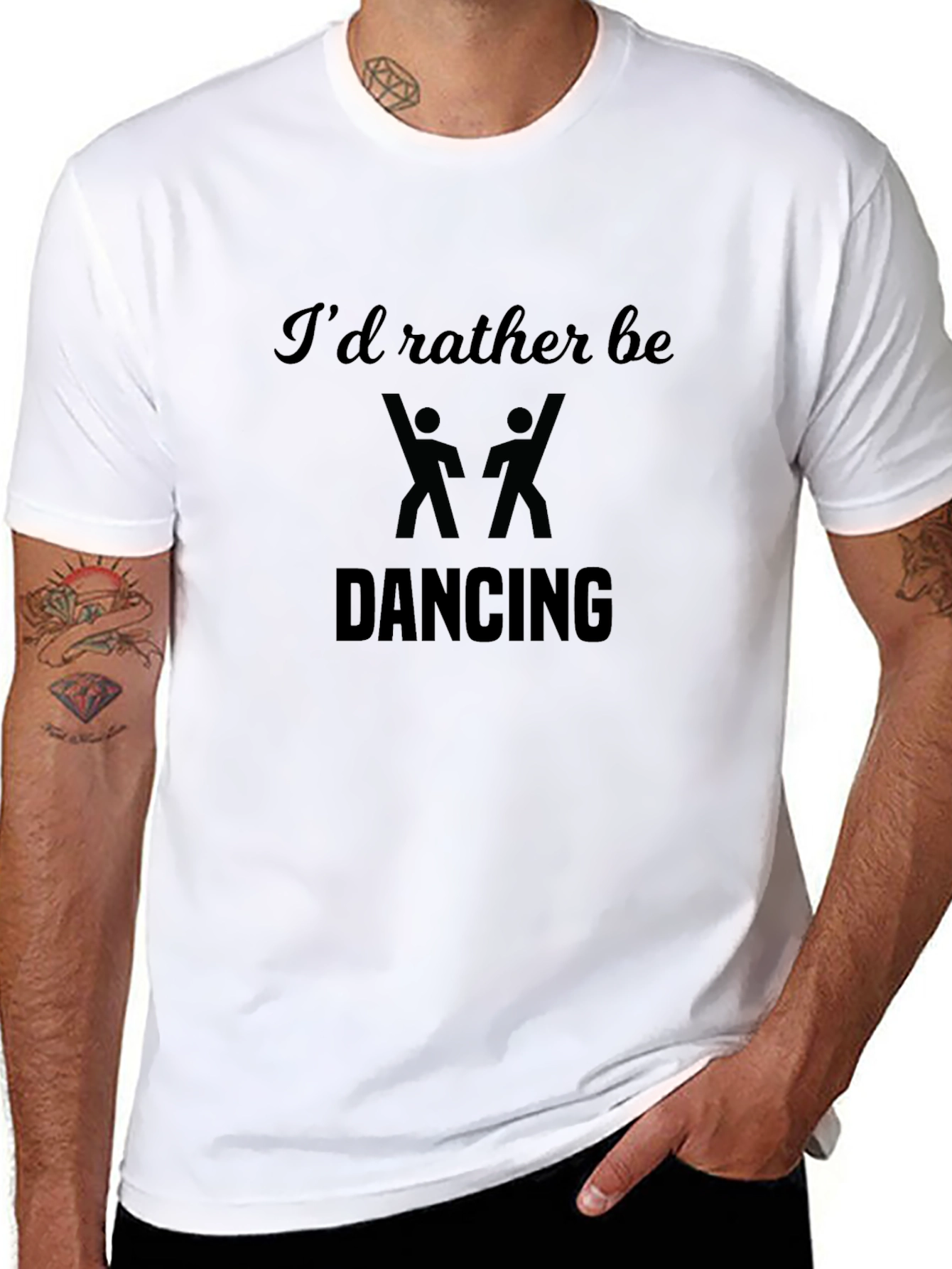 Dancing Tee - Id Rather Be Dancing Graphic T-Shirt