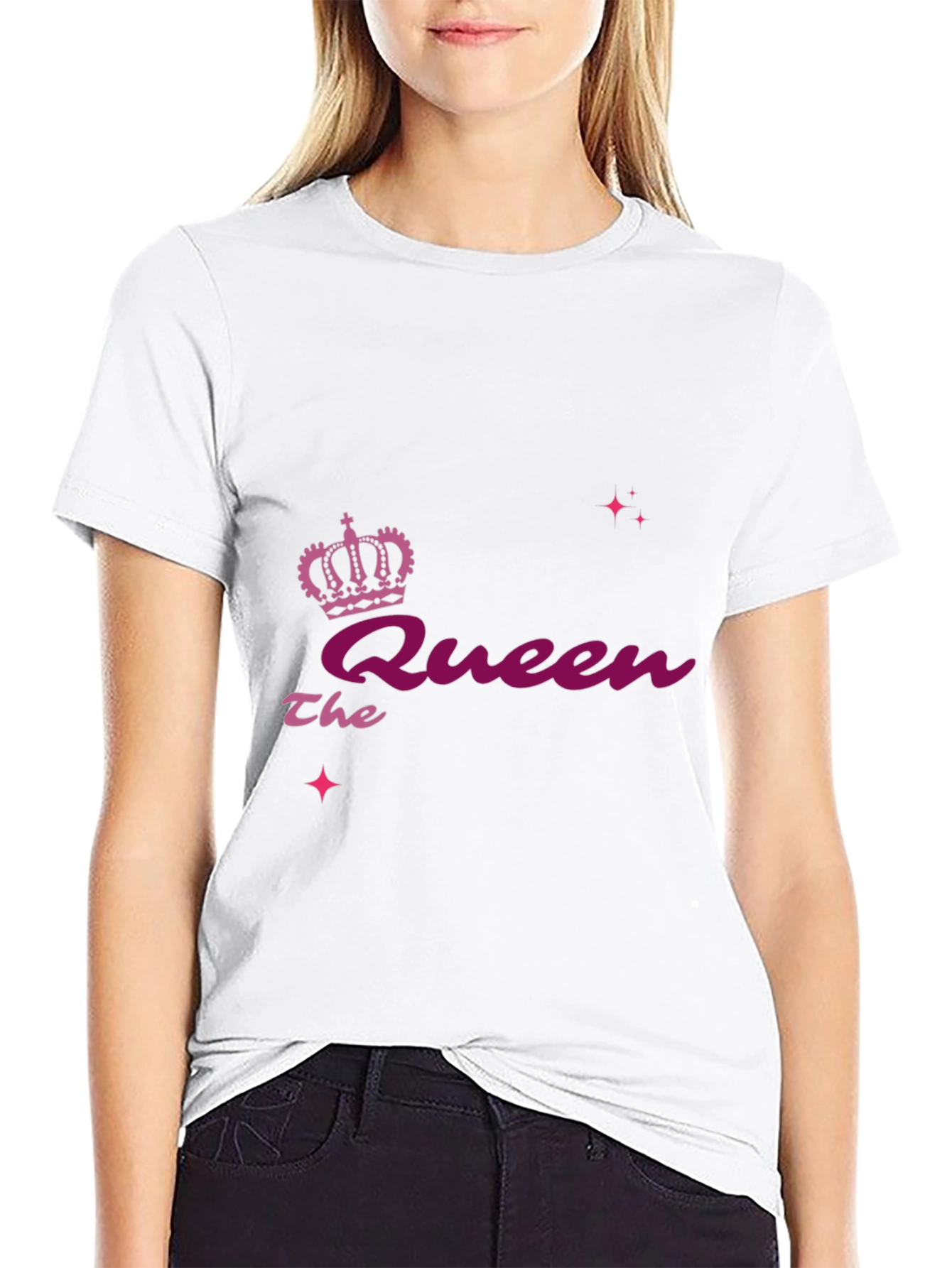 The Queen Graphic Black T-Shirt