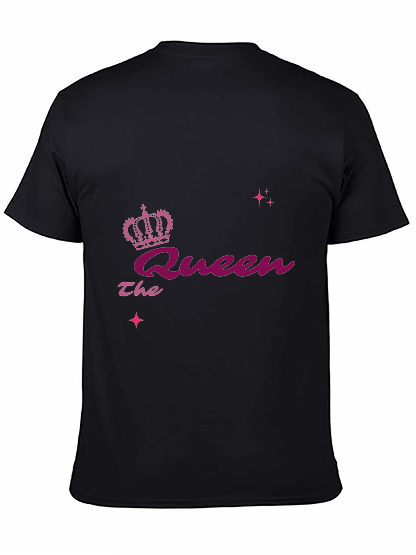 The Queen Graphic Black T-Shirt