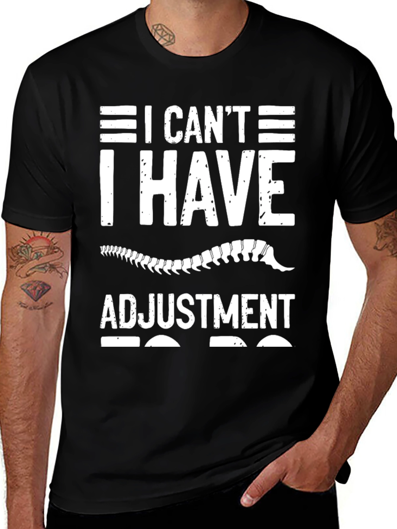 Chiropractor Adjustment T-Shirt Funny Spine Doctor Gift