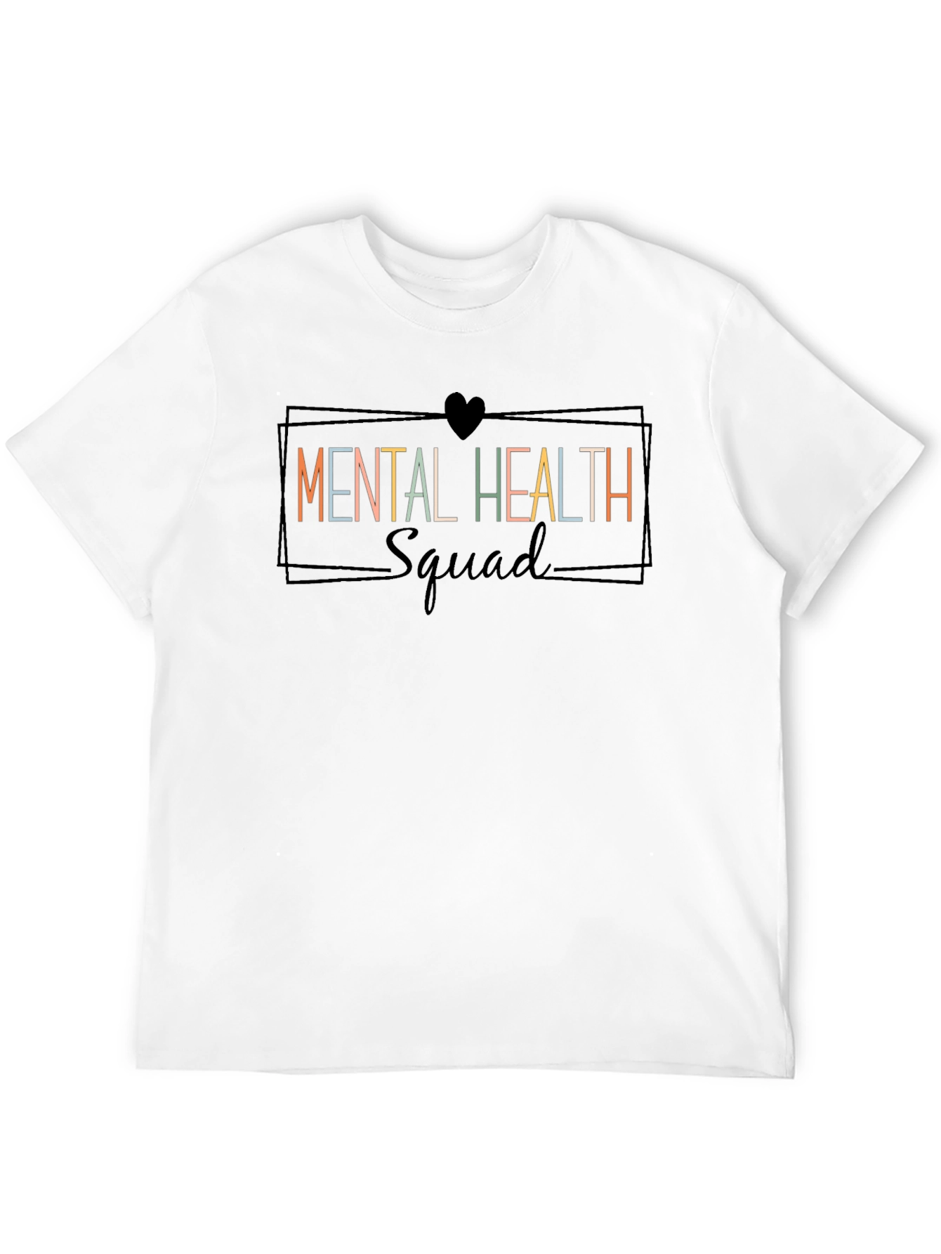 Mental Health Squad T-Shirt - Supportive Graphic Tee