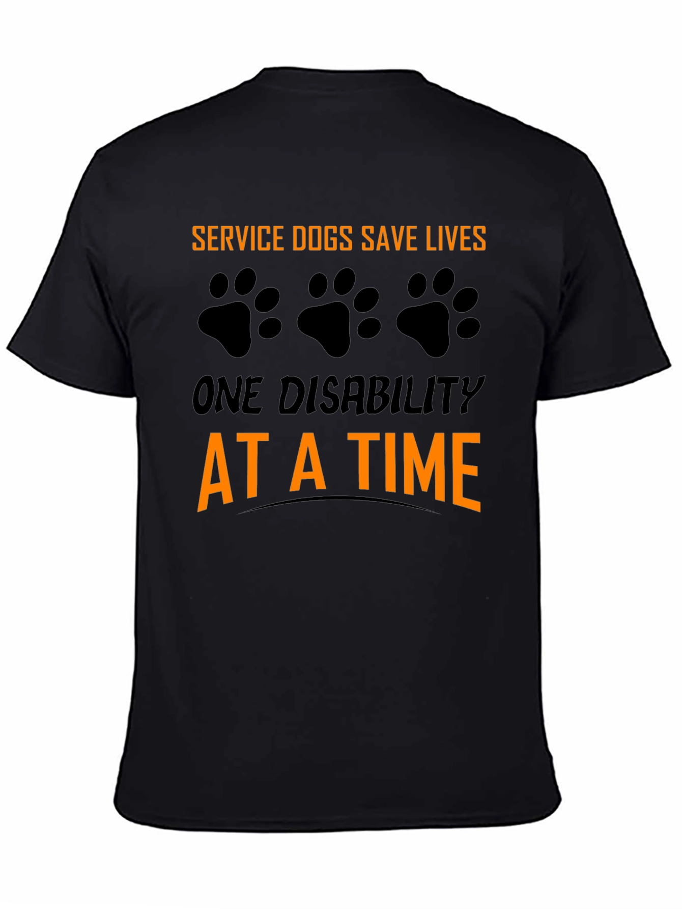 Service Dog Awareness Graphic T-Shirt