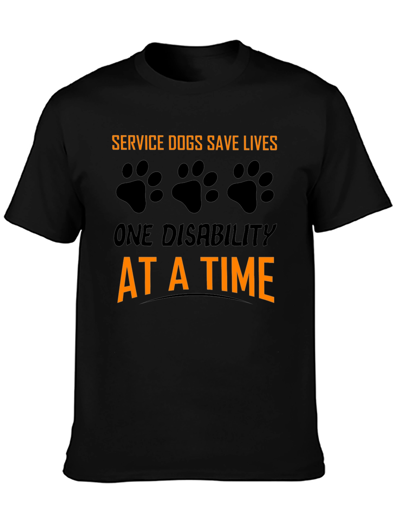 Service Dog Awareness Graphic T-Shirt